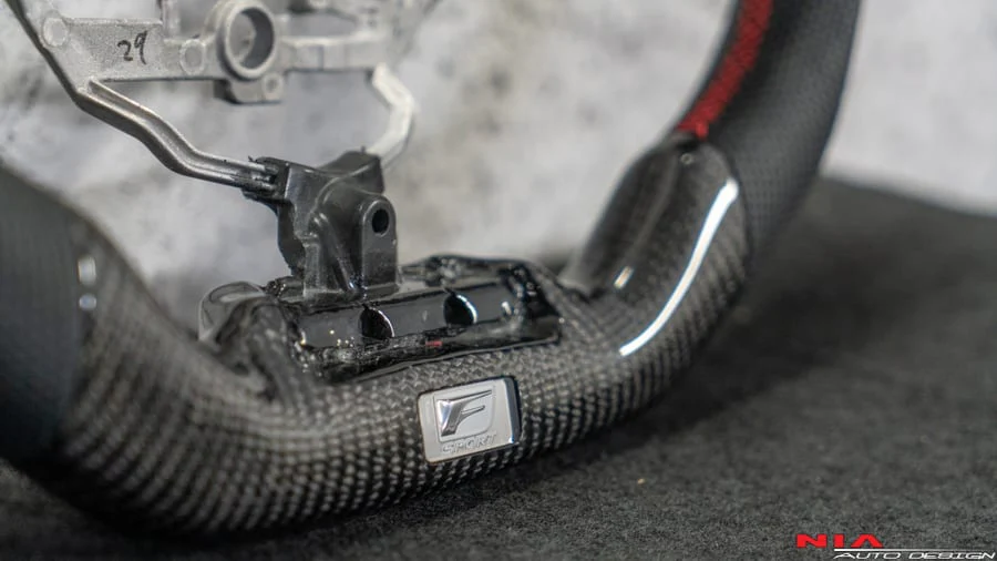 Lexus IS 2014-2016 Carbon Fiber Steering Wheel - Image 8