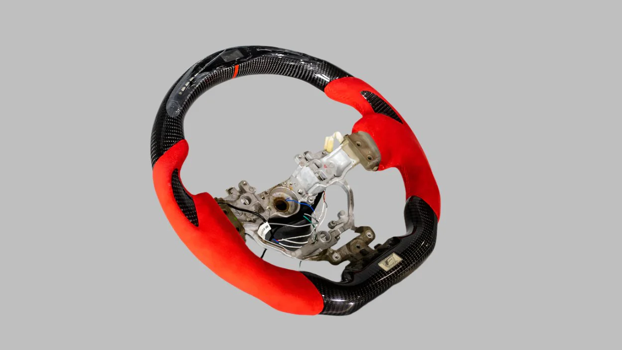 Lexus IS 2017-2020 Carbon Fiber Steering Wheel With Inserts - Image 3