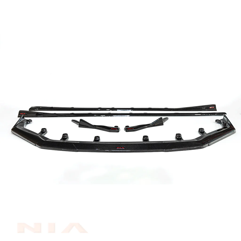 Lexus IS 500 NIA full splitter lip bodykit 5pcs (front lip, side skirts, rear apron spats) 2022-2025 in ABS or Carbon Fiber - Image 10