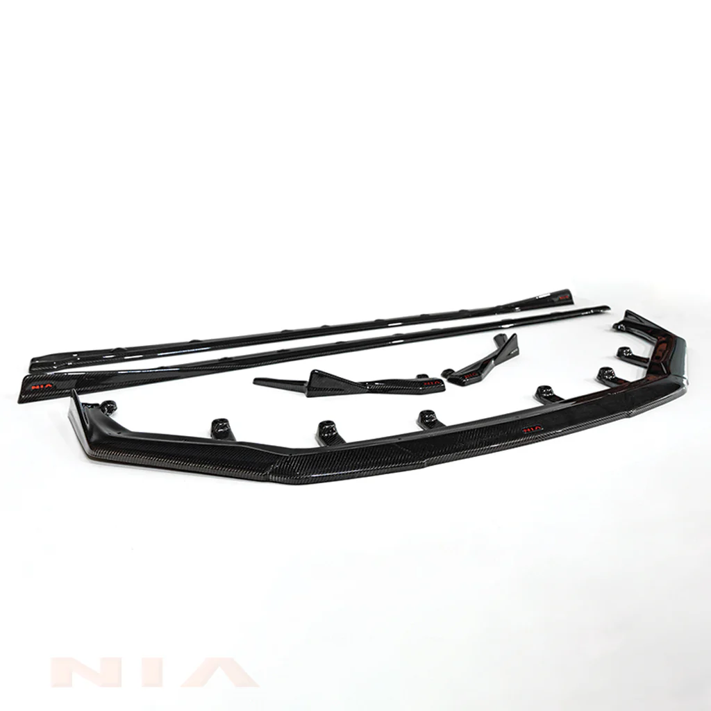 Lexus IS 500 NIA full splitter lip bodykit 5pcs (front lip, side skirts, rear apron spats) 2022-2025 in ABS or Carbon Fiber - Image 11