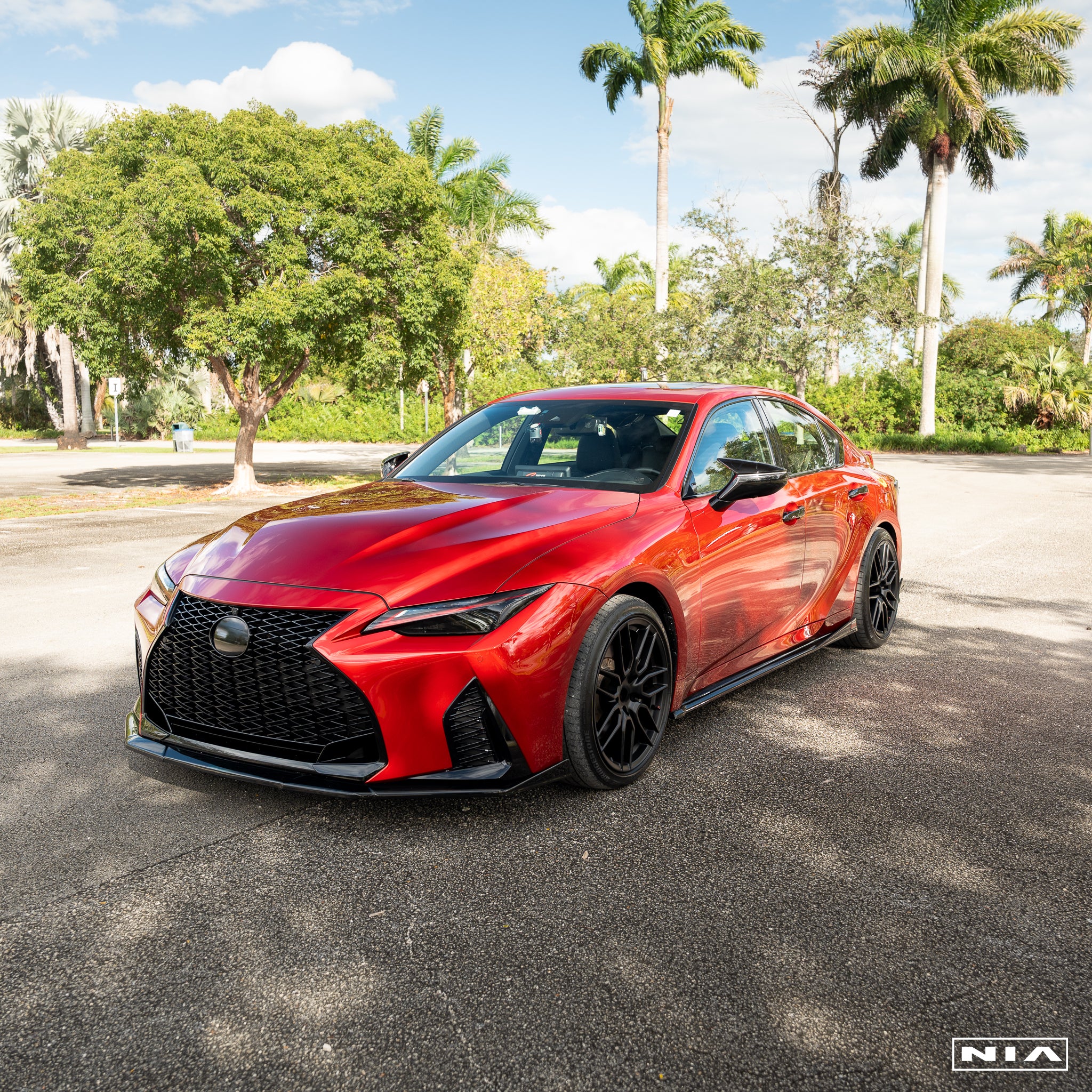 Lexus IS 500 NIA  Full lip Body Kit 6pcs (Front Splitter, Side Skirt Rockers, Rear apron spats, Diffuser Bumper Extension) 2022-2025 in ABS or Carbon Fiber - Image 4