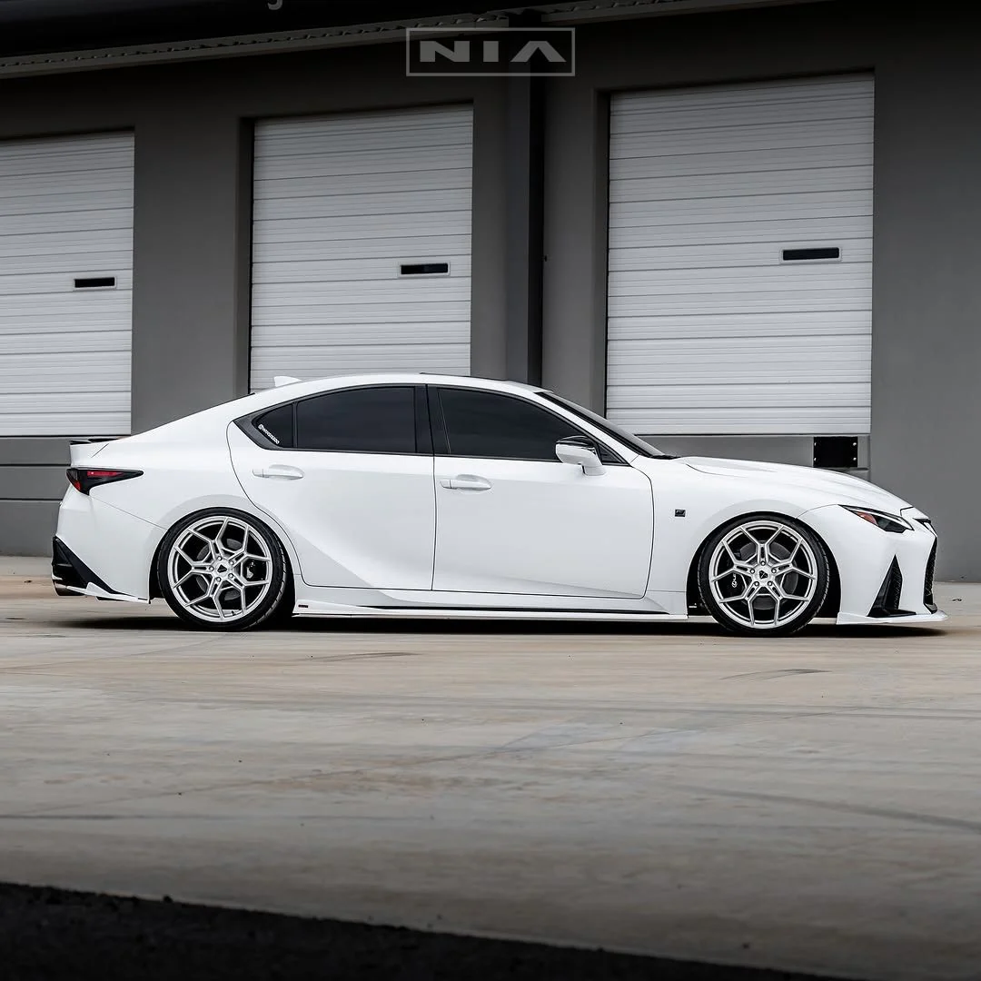 Lexus IS 500 NIA  Full lip Body Kit 6pcs (Front Splitter, Side Skirt Rockers, Rear apron spats, Diffuser Bumper Extension) 2022-2025 in ABS or Carbon Fiber - Image 6