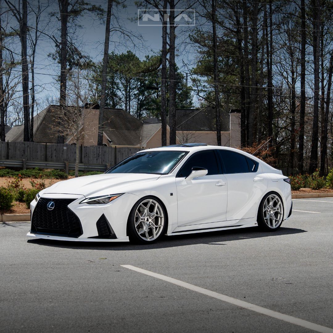 Lexus IS 500 NIA  Full lip Body Kit 6pcs (Front Splitter, Side Skirt Rockers, Rear apron spats, Diffuser Bumper Extension) 2022-2025 in ABS or Carbon Fiber - Image 7