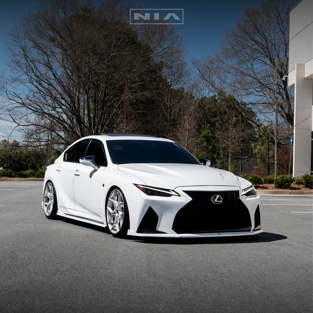 Lexus IS 500 NIA  Full lip Body Kit 6pcs (Front Splitter, Side Skirt Rockers, Rear apron spats, Diffuser Bumper Extension) 2022-2025 in ABS or Carbon Fiber - Image 8