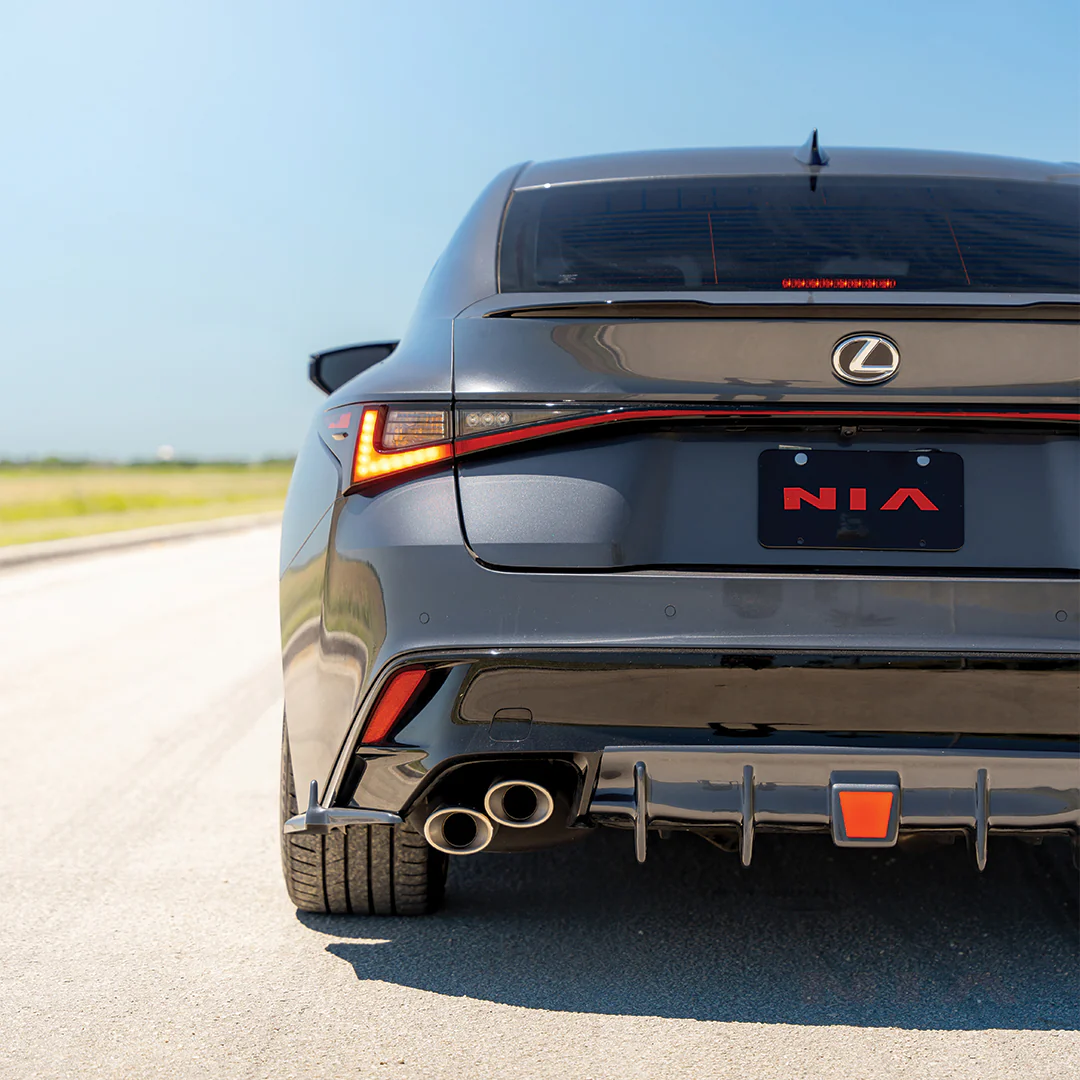 Lexus IS 500 NIA rear lip bumper extension Diffuser bodykit 2022-2025 in ABS or Carbon Fiber
