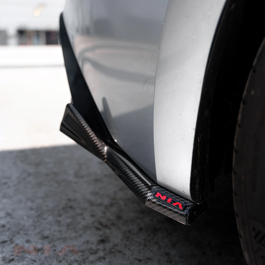 Lexus IS 500 NIA Rear Lip Spats bodykit 2022-2025 in ABS and Carbon Fiber - Image 8