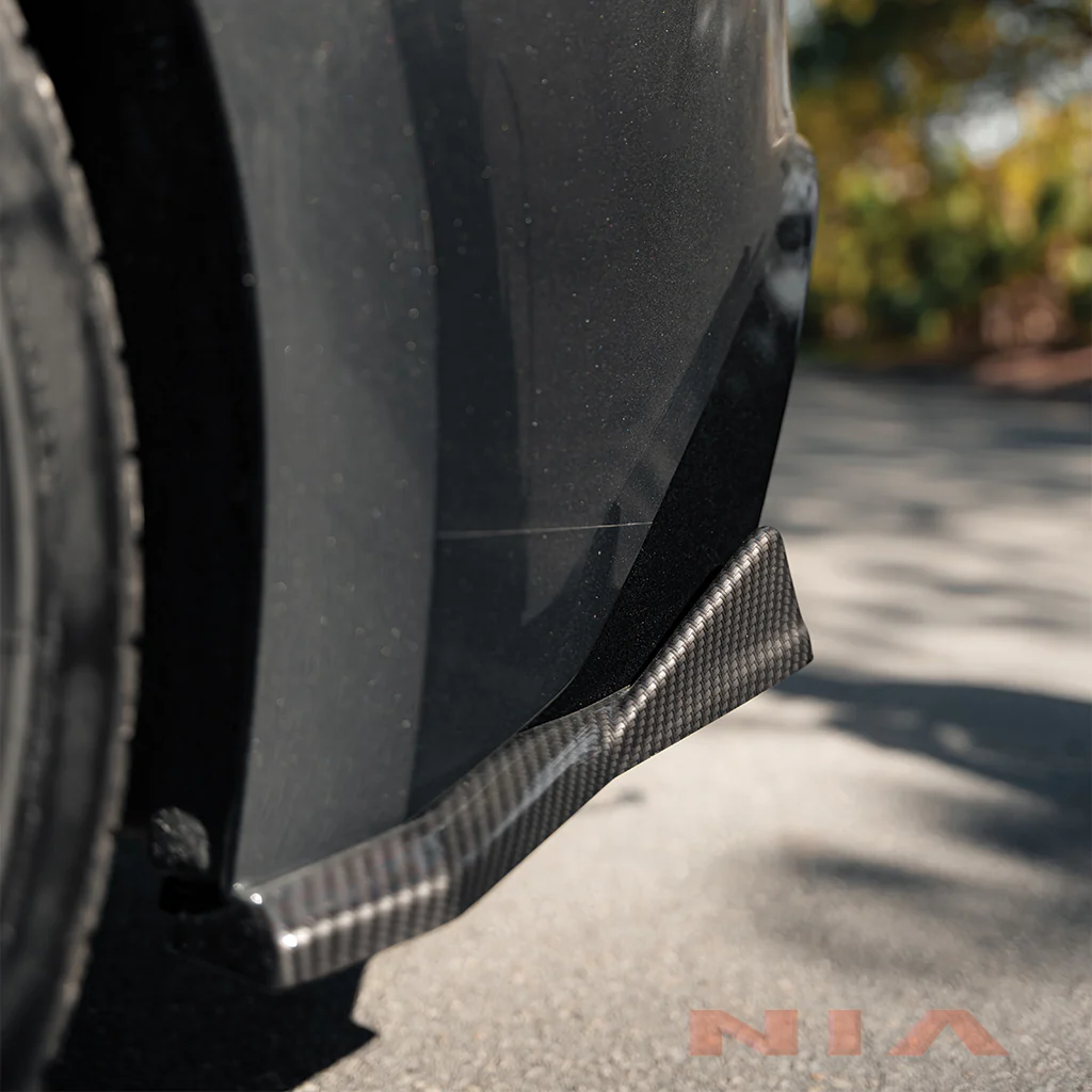 Lexus IS 500 NIA Rear Lip Spats bodykit 2022-2025 in ABS and Carbon Fiber - Image 9