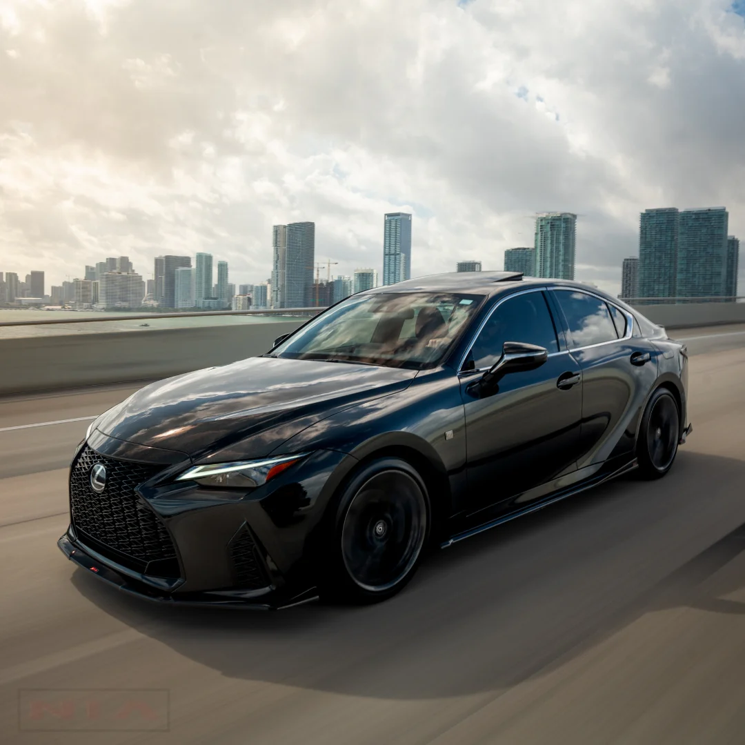 Lexus IS 2021-2026 NIA Side skirts aero lip bodykit in ABS or Carbon Fiber (Base, F Sport, IS300, IS350, IS500) - Image 12