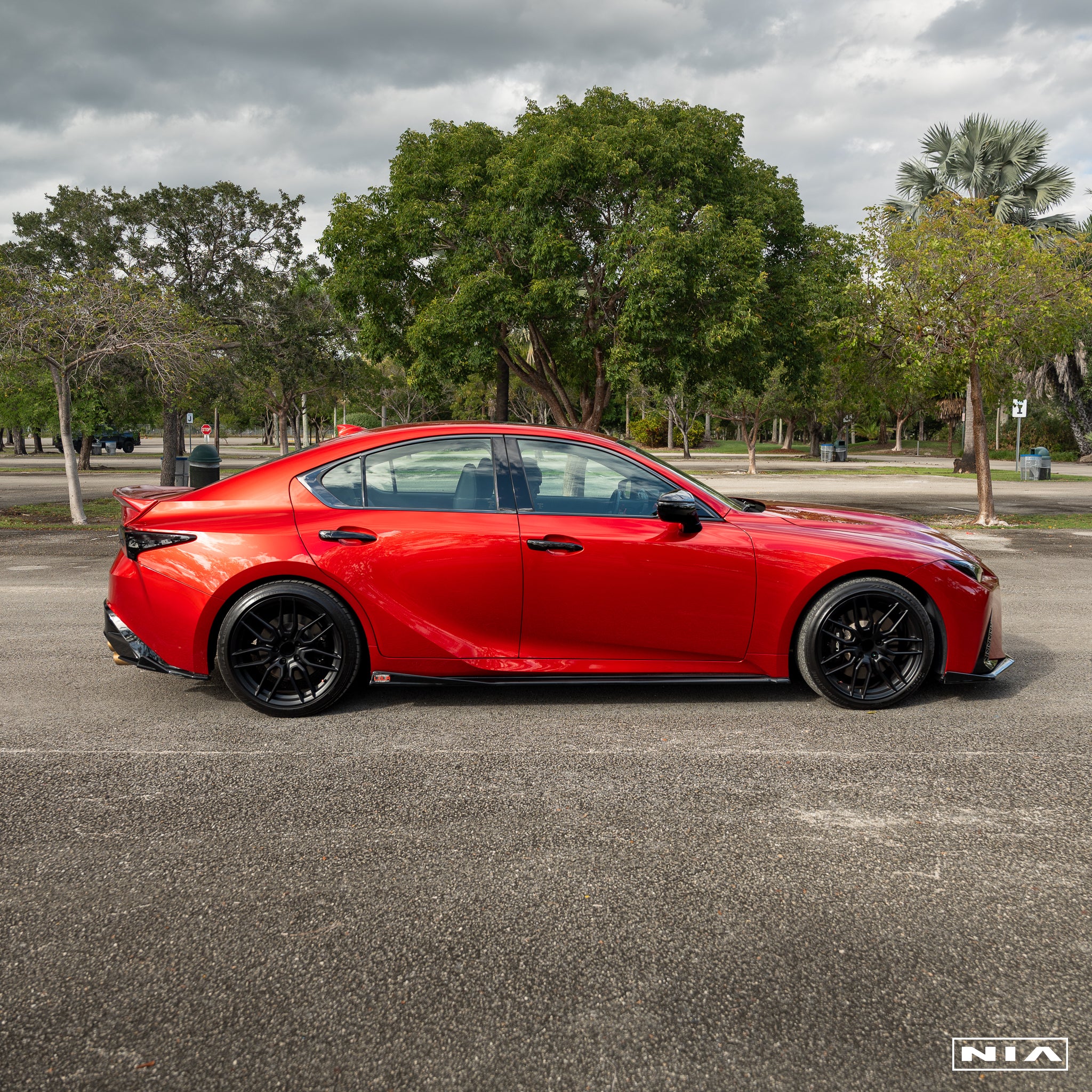 Lexus IS 2021-2026 NIA Side skirts aero lip bodykit in ABS or Carbon Fiber (Base, F Sport, IS300, IS350, IS500) - Image 7