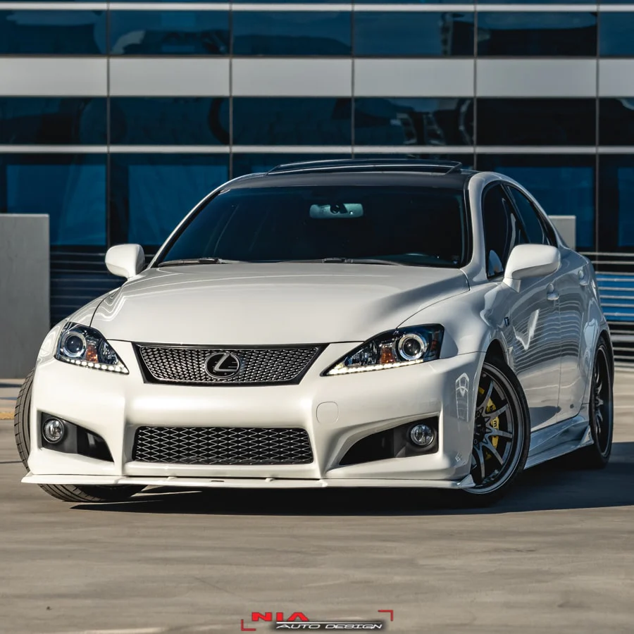 Lexus IS-F NIA Front Splitter 2008-2014 in ABS - Image 3