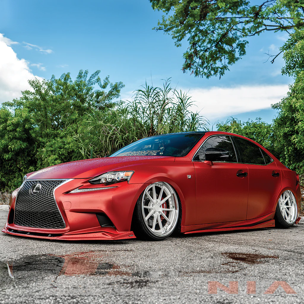 Lexus IS F-Sport NIA front splitter lip bodykit 2014-2016 in ABS - Image 3