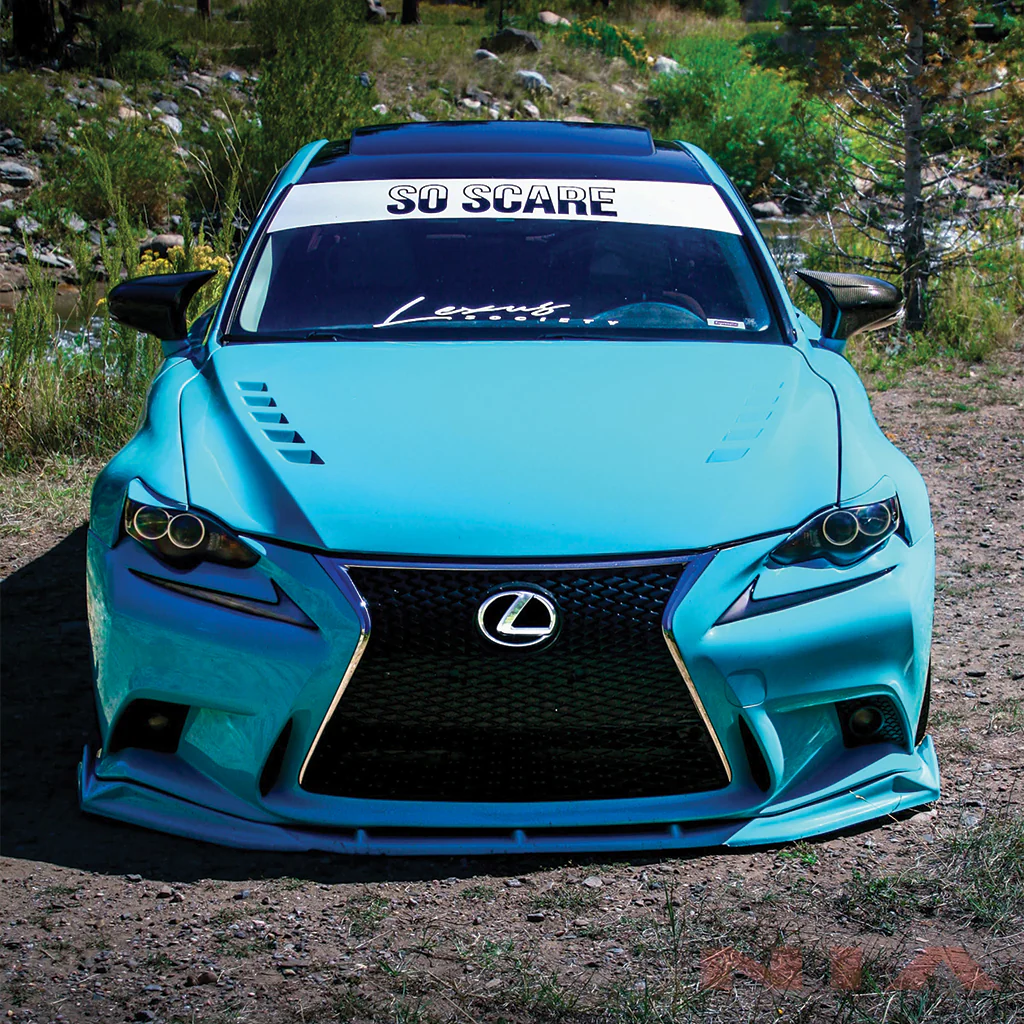 Lexus IS F-Sport NIA front splitter lip bodykit 2014-2016 in ABS - Image 5