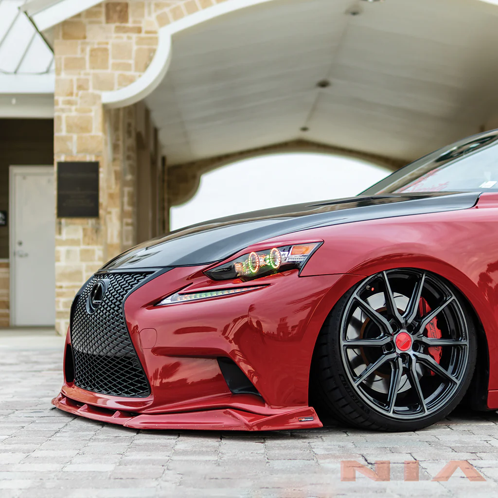 Lexus IS F-Sport NIA front splitter lip bodykit 2014-2016 in ABS - Image 6