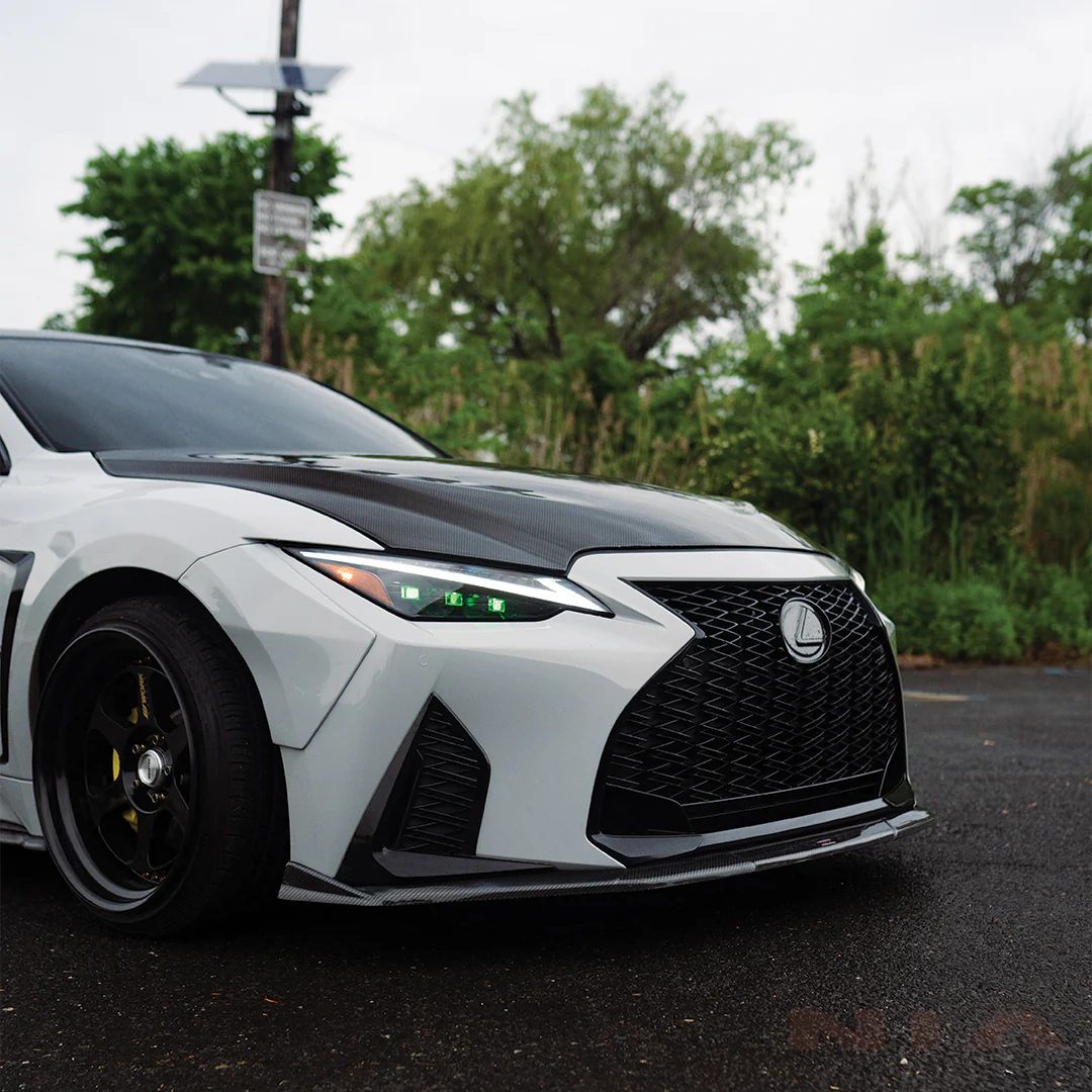 Lexus IS F-Sport NIA front splitter lip bodykit 2026+ in ABS or Carbon Fiber (PRE-ORDERS) - Image 14