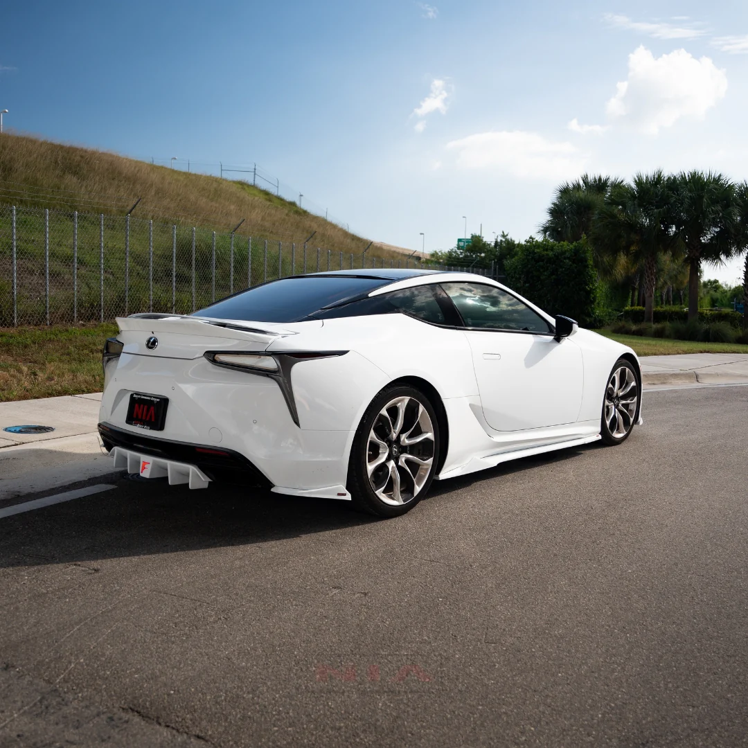 Lexus LC 500 NIA Full lip Body Kit 6pcs (Front Splitter, Side Skirt Rockers, Rear Apron Spats, Diffuser Bumper Extension) 2018-2026 in ABS - Image 10