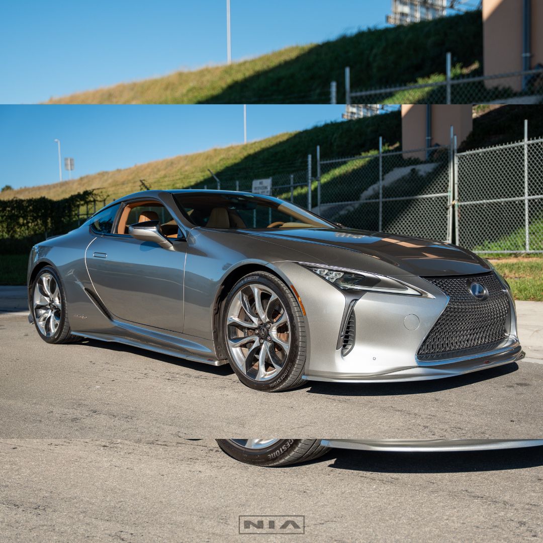 Lexus LC 500 NIA Full lip Body Kit 6pcs (Front Splitter, Side Skirt Rockers, Rear Apron Spats, Diffuser Bumper Extension) 2018-2026 in ABS - Image 18