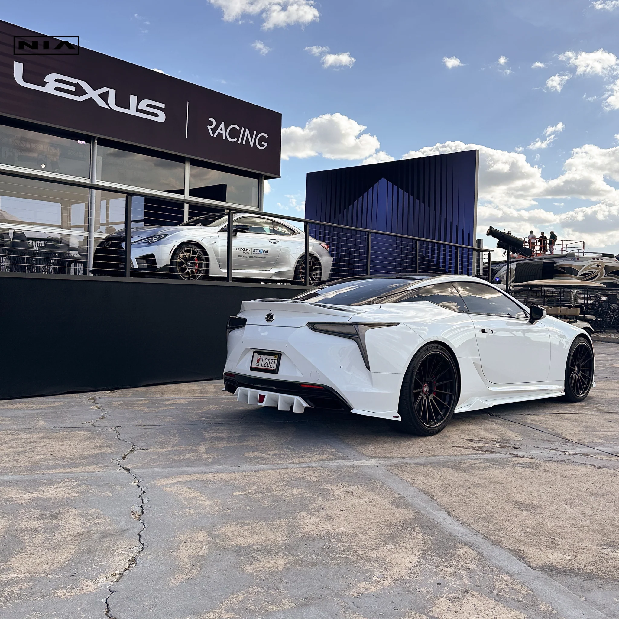 Lexus LC 500 NIA Full lip Body Kit 6pcs (Front Splitter, Side Skirt Rockers, Rear Apron Spats, Diffuser Bumper Extension) 2018-2026 in ABS - Image 5