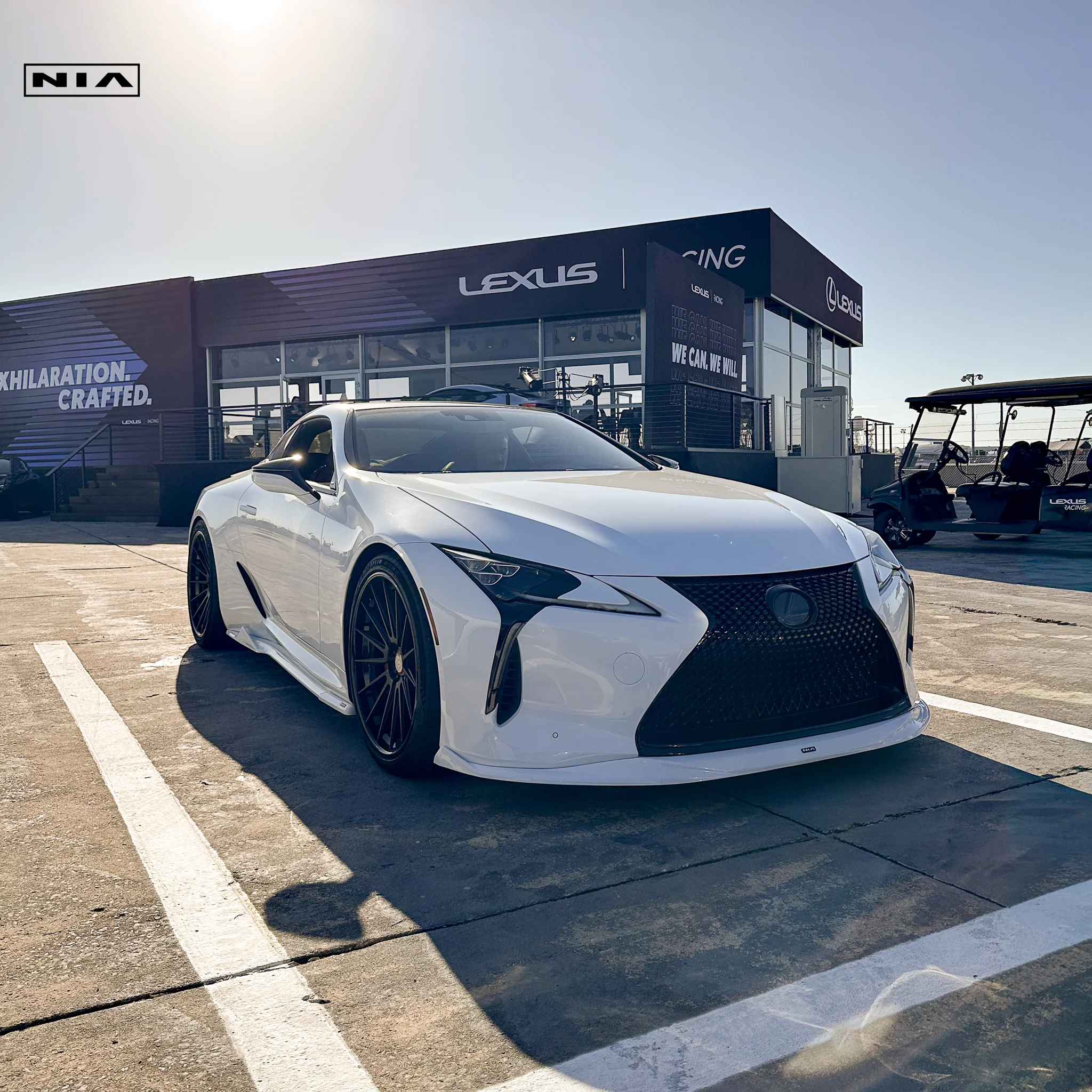 Lexus LC 500 NIA Full lip Body Kit 6pcs (Front Splitter, Side Skirt Rockers, Rear Apron Spats, Diffuser Bumper Extension) 2018-2026 in ABS - Image 6
