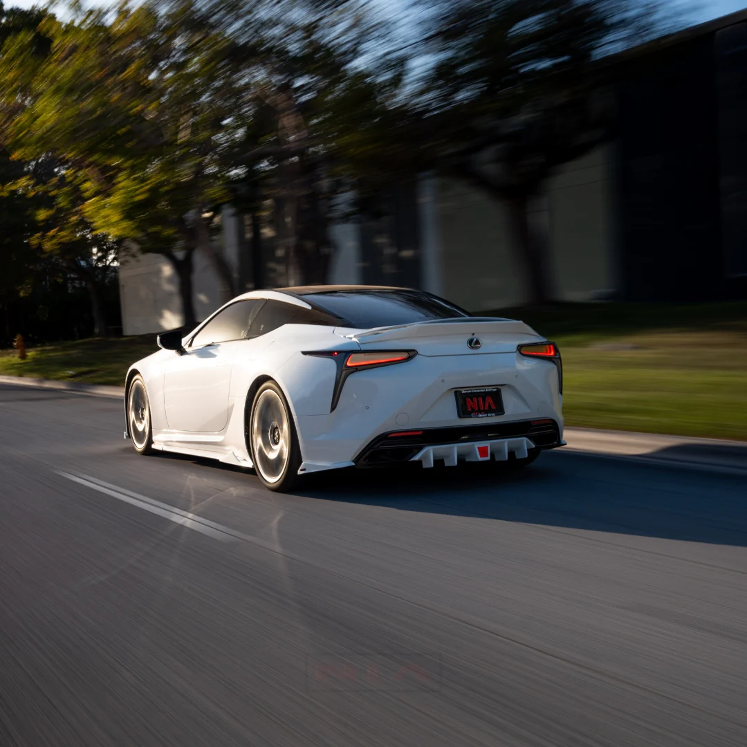 Lexus LC 500 NIA Full lip Body Kit 6pcs (Front Splitter, Side Skirt Rockers, Rear Apron Spats, Diffuser Bumper Extension) 2018-2026 in ABS - Image 8