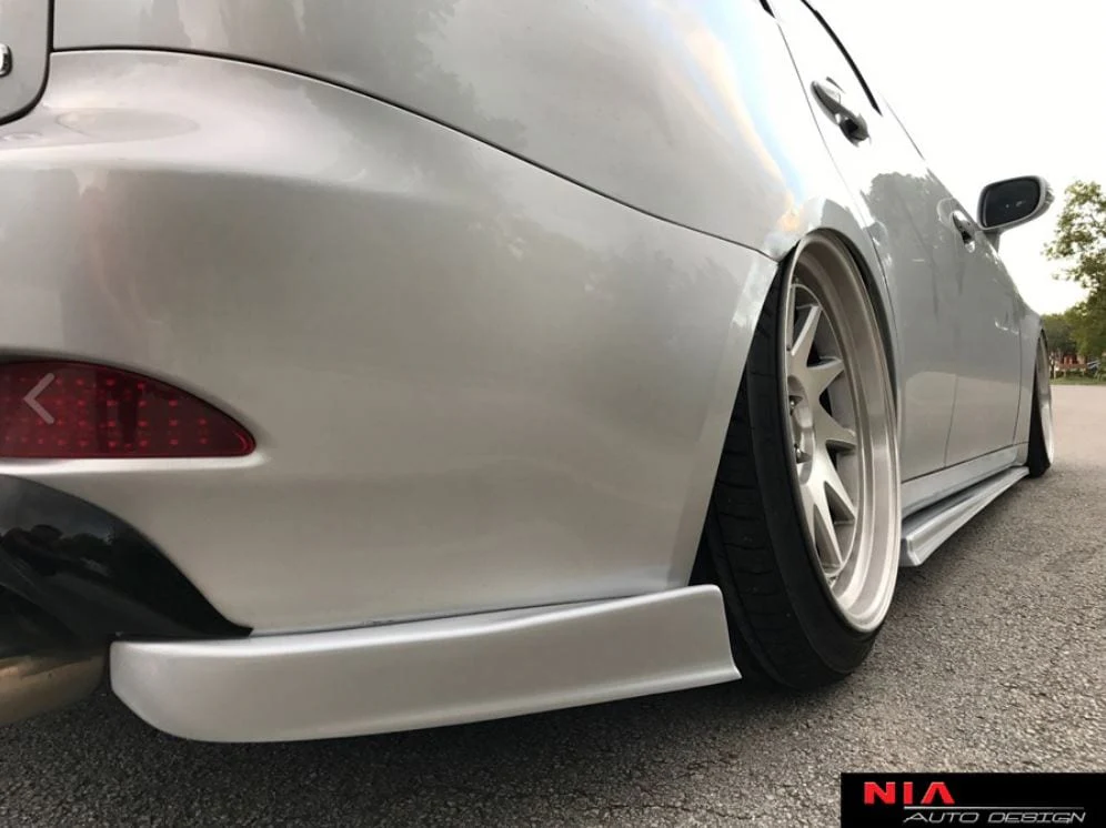 Lexus IS Base Model, F-Sport NIA Rear Lip Spats bodykit 2006-2013 in ABS - Image 4