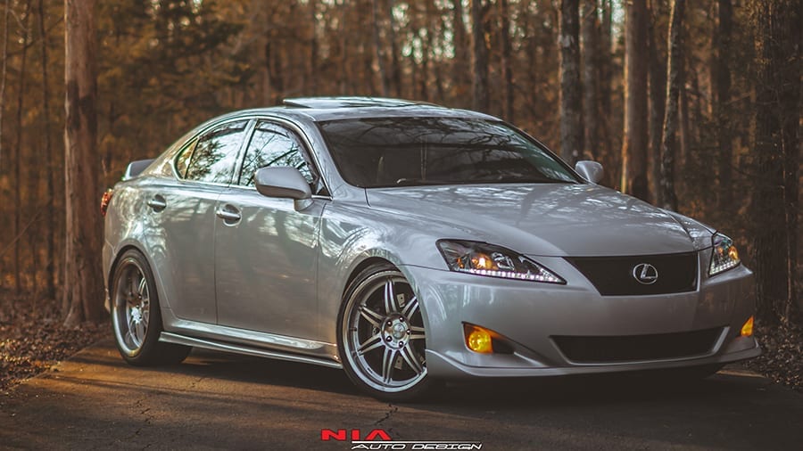 Lexus IS F-Sport NIA side skirts lip bodykit 2006-2013 in ABS - Image 3