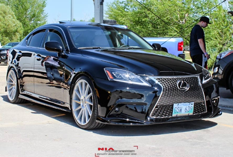 Lexus IS F-Sport NIA side skirts lip bodykit 2006-2013 in ABS - Image 5