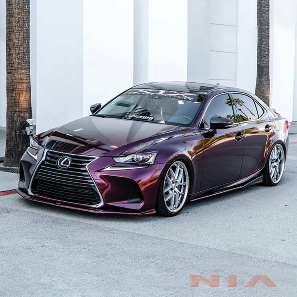 Lexus IS Base Model, F-Sport NIA Front Splitter Lip body kit 2017-2020 in ABS - Image 11