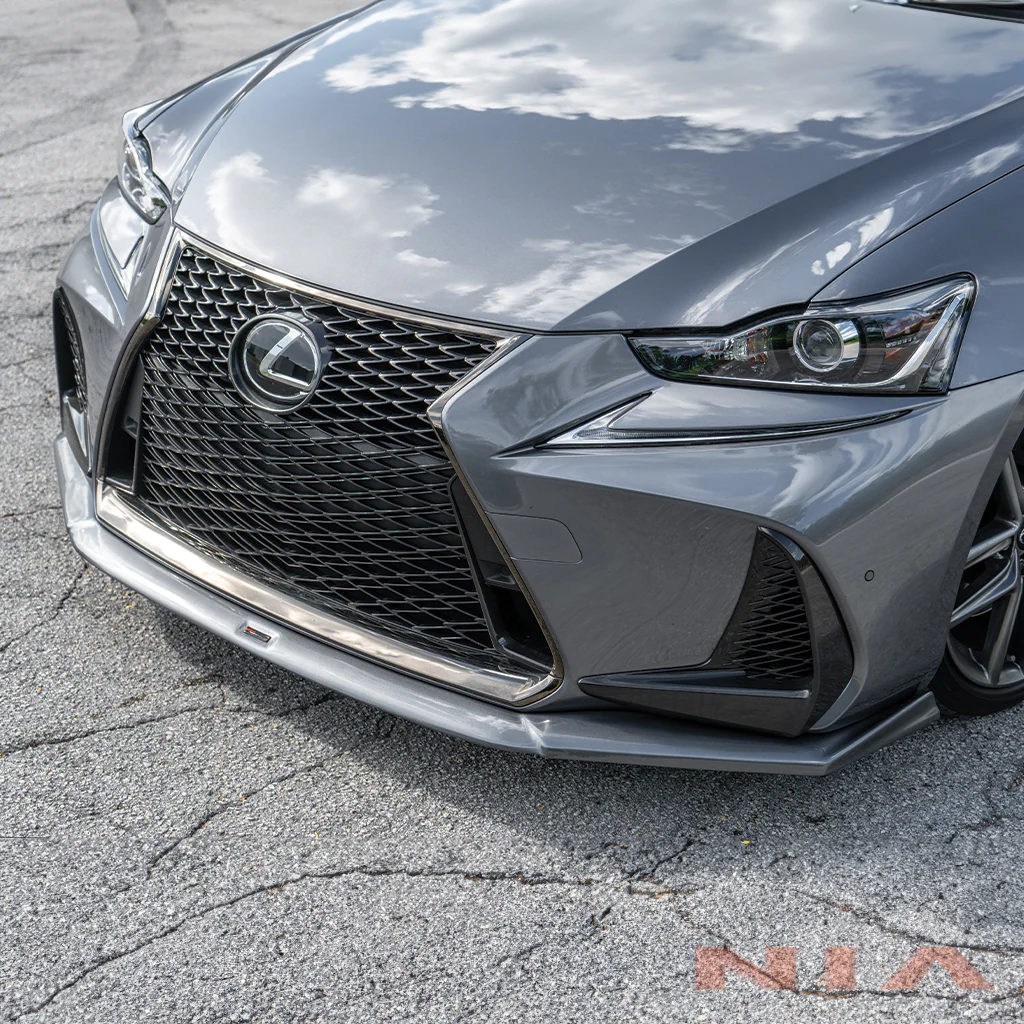 Lexus IS Base Model, F-Sport NIA Front Splitter Lip body kit 2017-2020 in ABS - Image 9