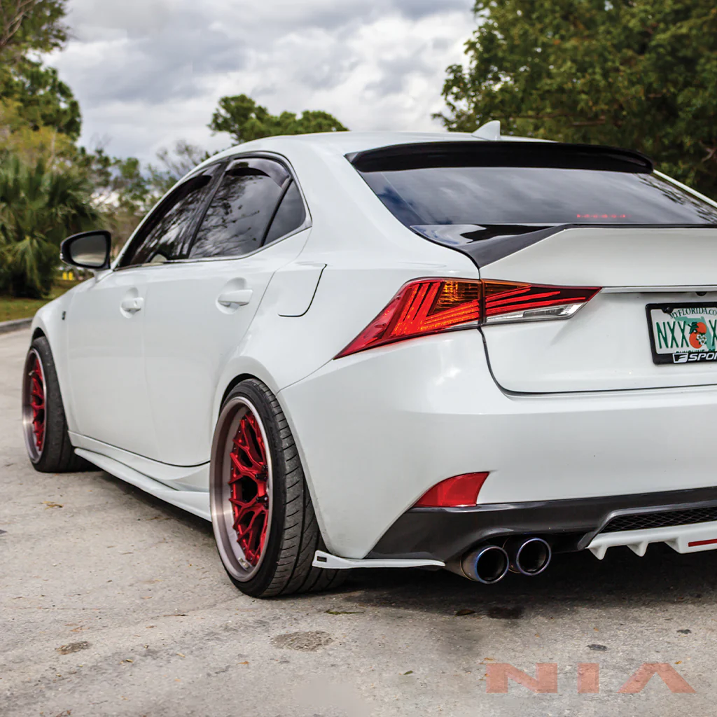 Lexus IS Base Model, F-Sport NIA Rear Lip Spats bodykit 2017-2020 in ABS - Image 6