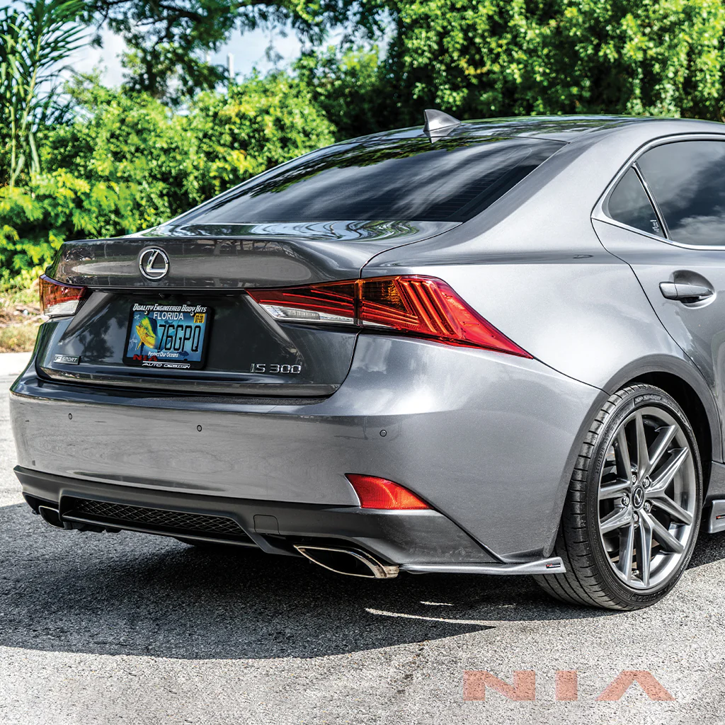 Lexus IS Base Model, F-Sport NIA Rear Lip Spats bodykit 2017-2020 in ABS - Image 7