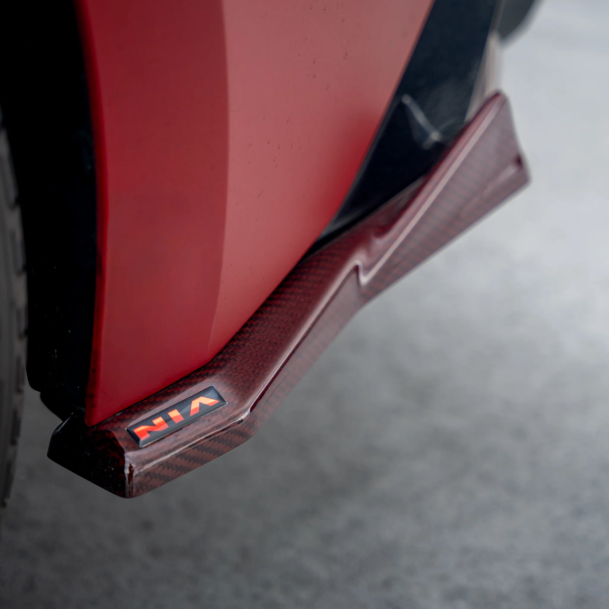 Lexus IS Base Model, F-Sport NIA Rear Lip Spats bodykit 2021-2026 in ABS or Carbon Fiber - Image 3