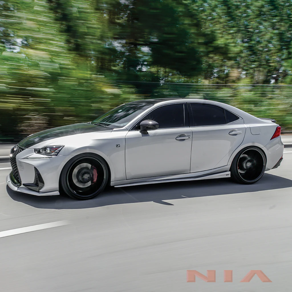 Lexus IS Base Model, F-Sport NIA  side skirts lip bodykit 2017-2020 in ABS - Image 6