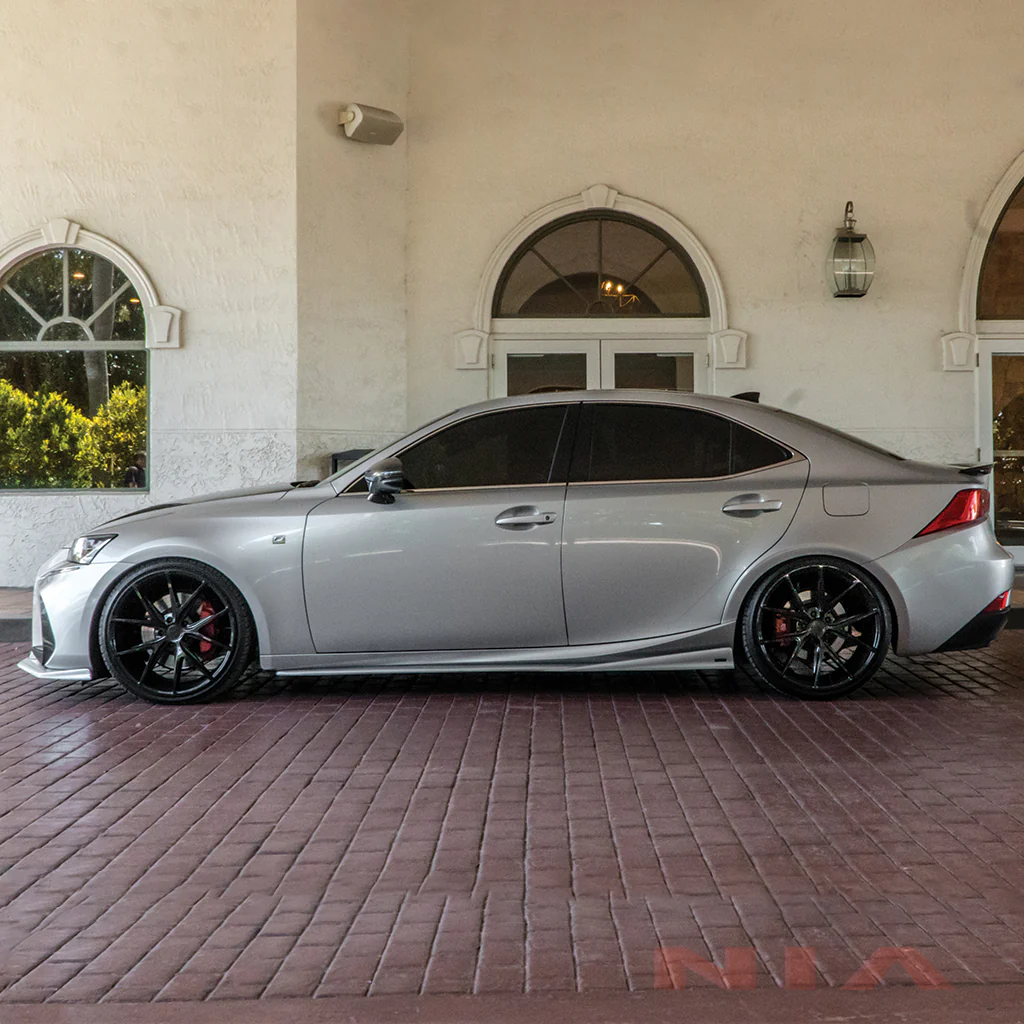 Lexus IS Base Model, F-Sport NIA  side skirts lip bodykit 2017-2020 in ABS - Image 7