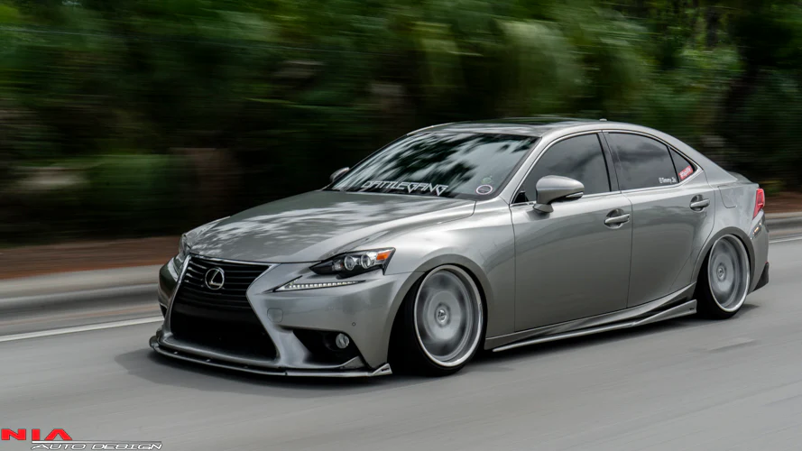 Lexus IS Base Model NIA side skirts lip bodykit 2014-2020 in ABS - Image 2