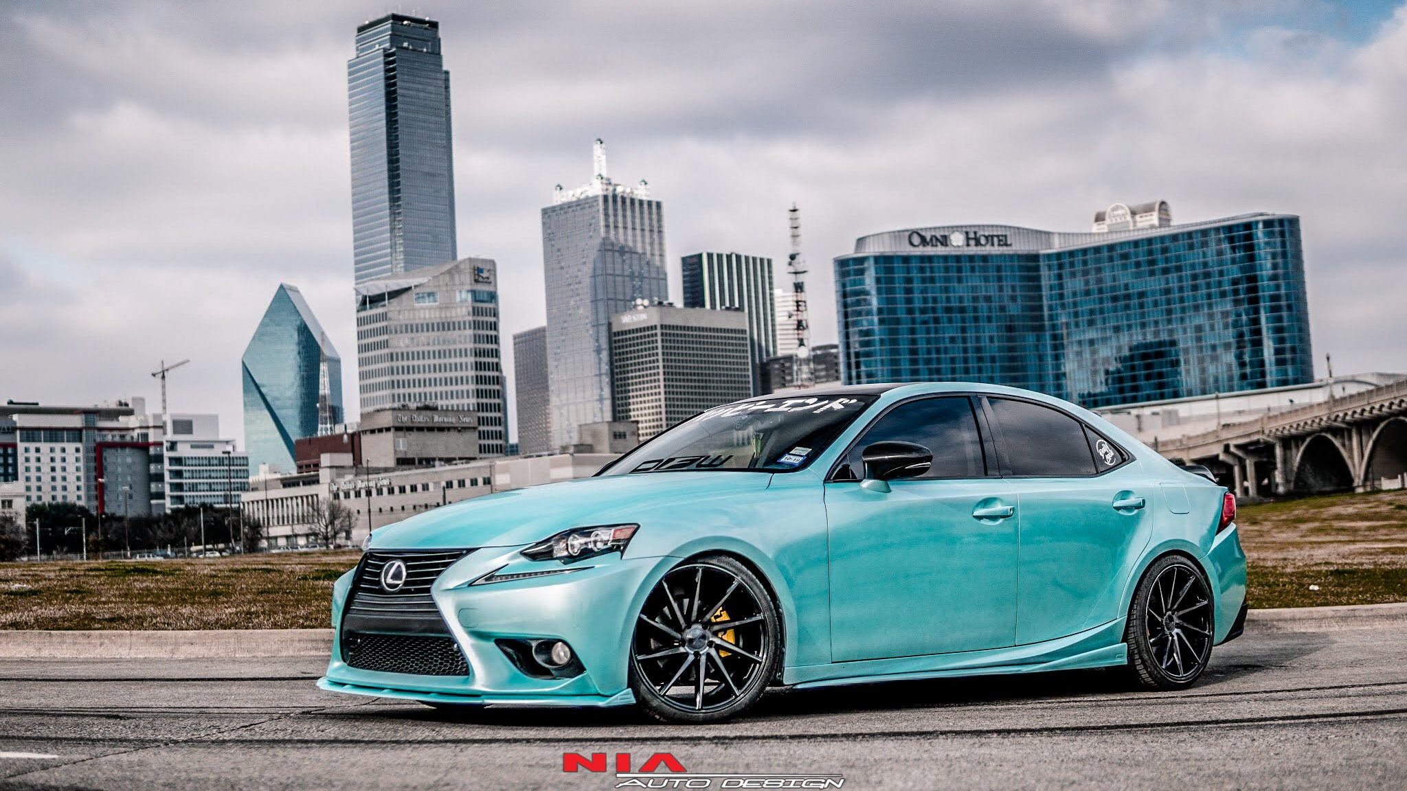 Lexus IS Base Model NIA side skirts lip bodykit 2014-2020 in ABS - Image 3