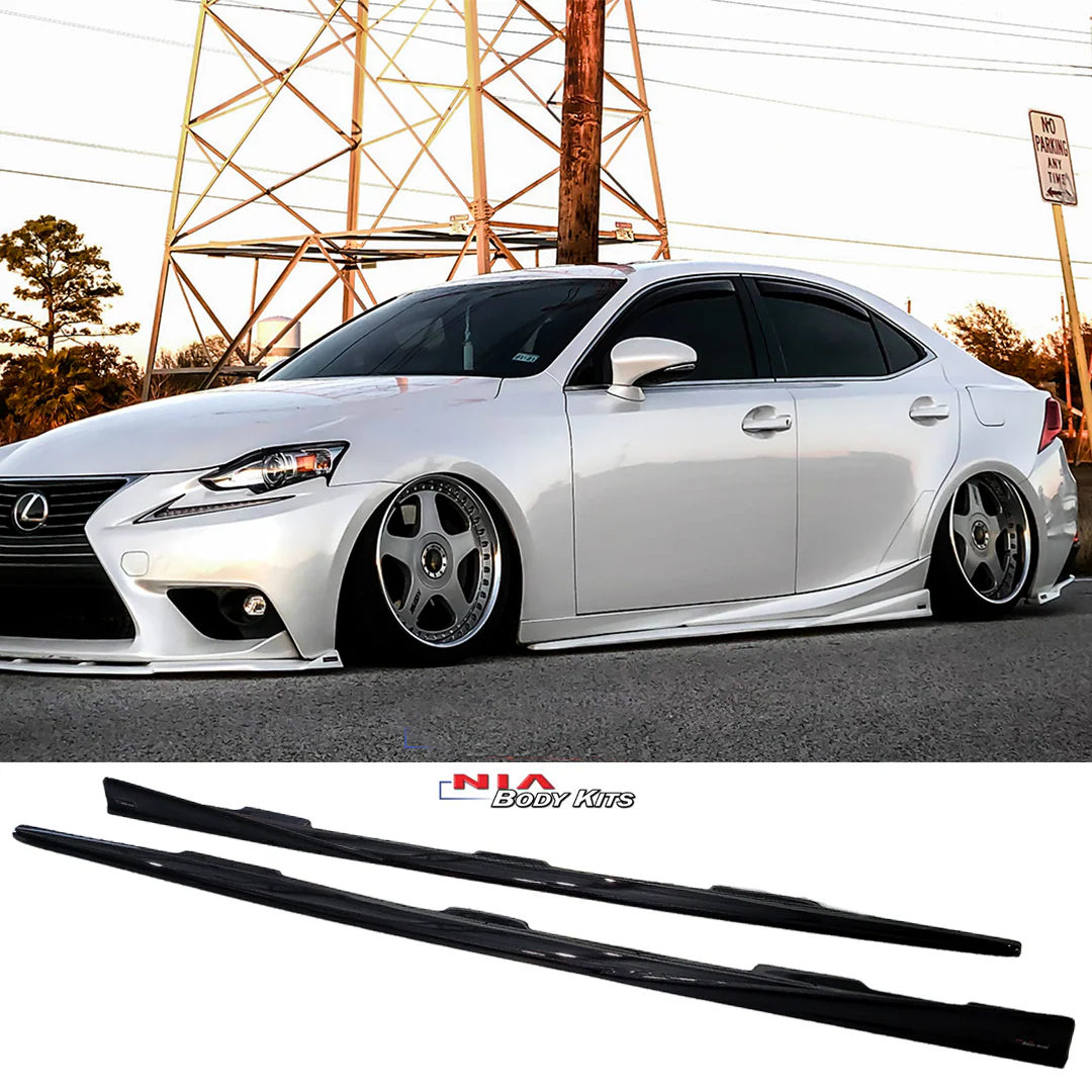 Lexus IS Base Model NIA side skirts lip bodykit 2014-2020 in ABS - Image 5