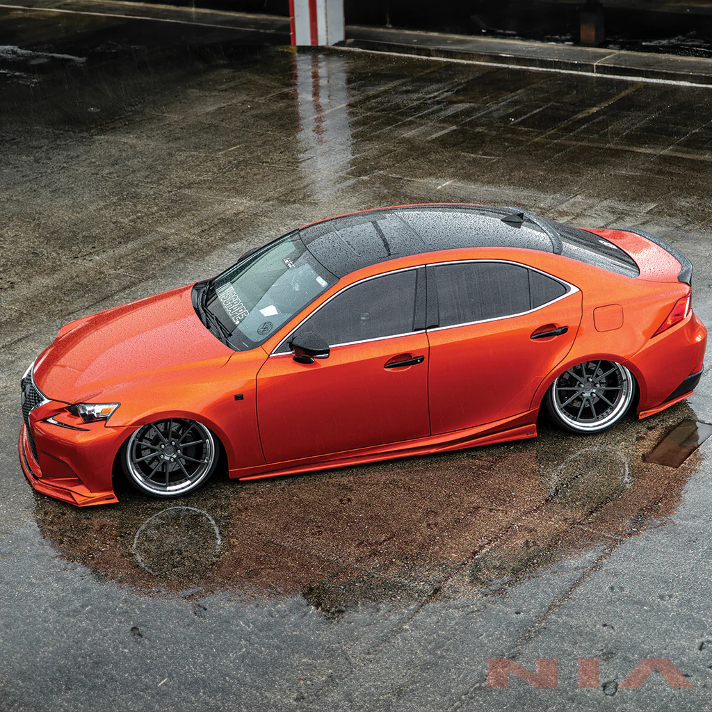 Lexus IS F-Sport NIA side skirts lip bodykit  2014-2020 in ABS - Image 4