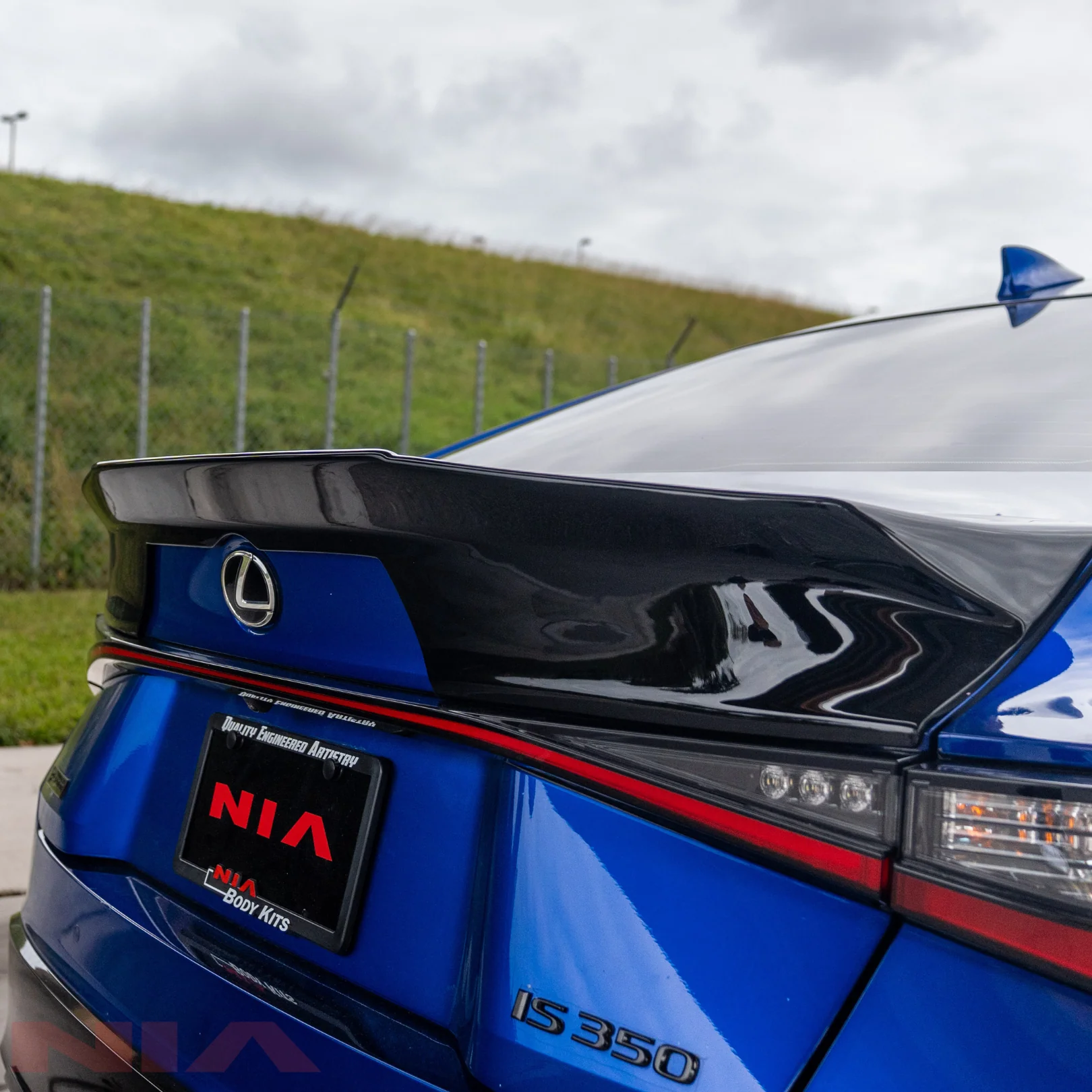 Lexus IS Base Model, F-sport, IS500 NIA Rear Duck Bill Trunk Spoiler V2 2021-2025 in ABS - Image 4