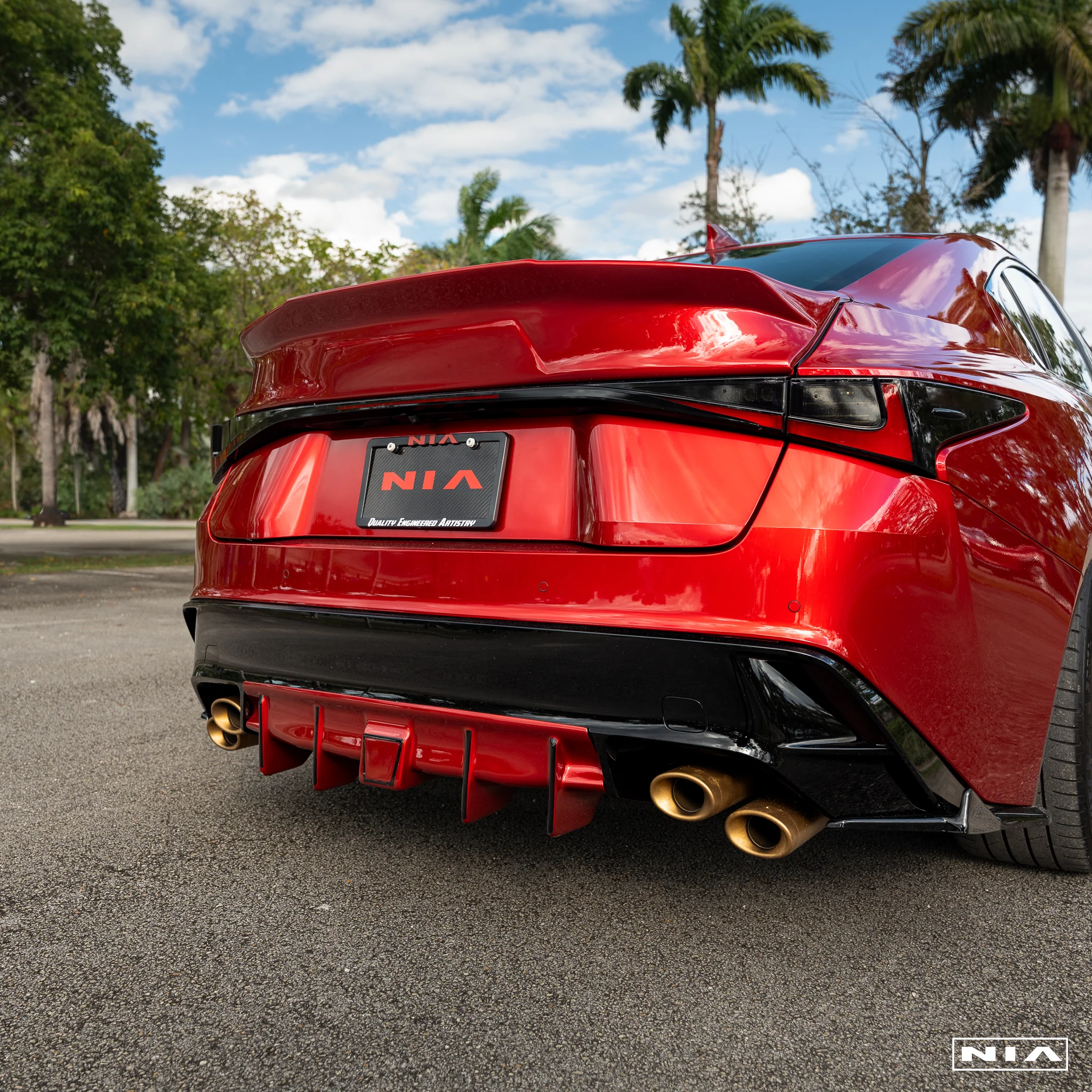Lexus IS Base Model, F-sport, IS500 NIA Rear Duck Bill Trunk Spoiler V3 2021-2025 in ABS - Image 3
