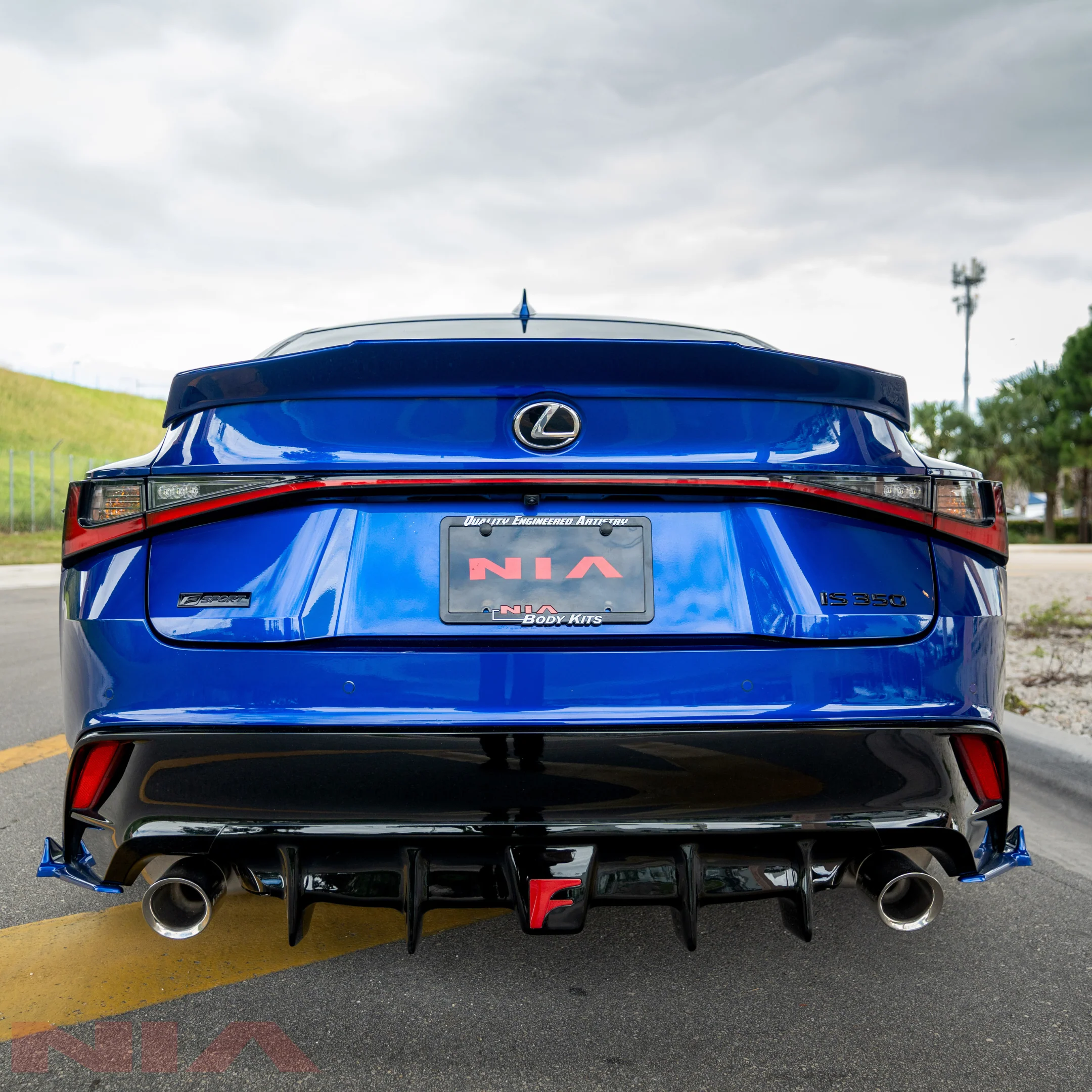 Lexus IS Base Model, F-Sport NIA  Rear ducktail Wing Spoiler V1 2021-2025  in ABS - Image 7
