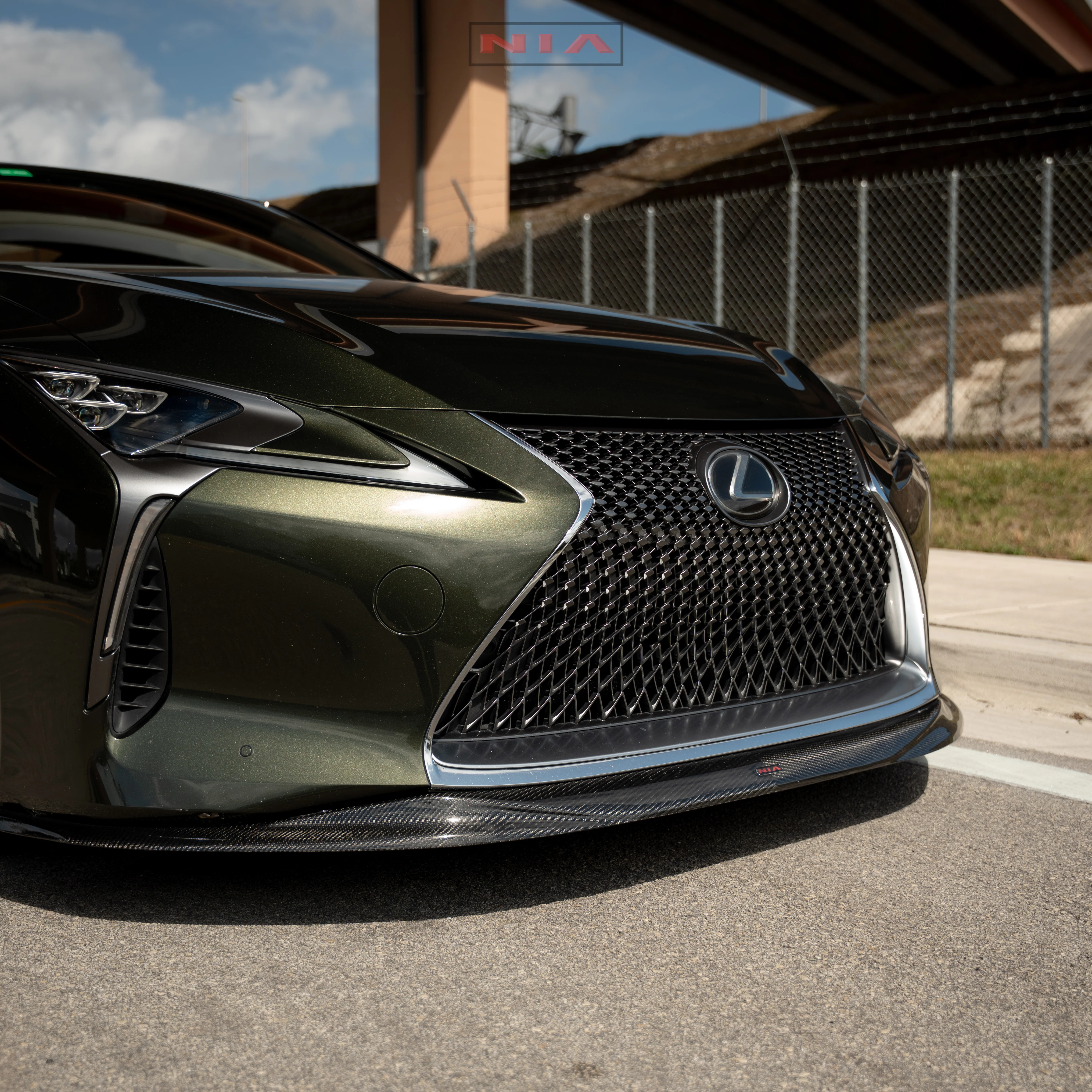 Lexus LC 500 NIA Front Splitter 2018-2026 in ABS or Carbon Fiber - Image 10