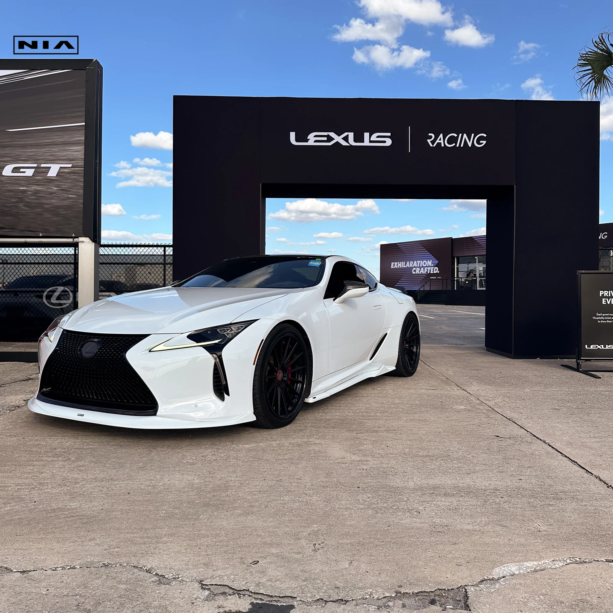 Lexus LC 500 NIA Front Splitter 2018-2026 in ABS or Carbon Fiber - Image 3