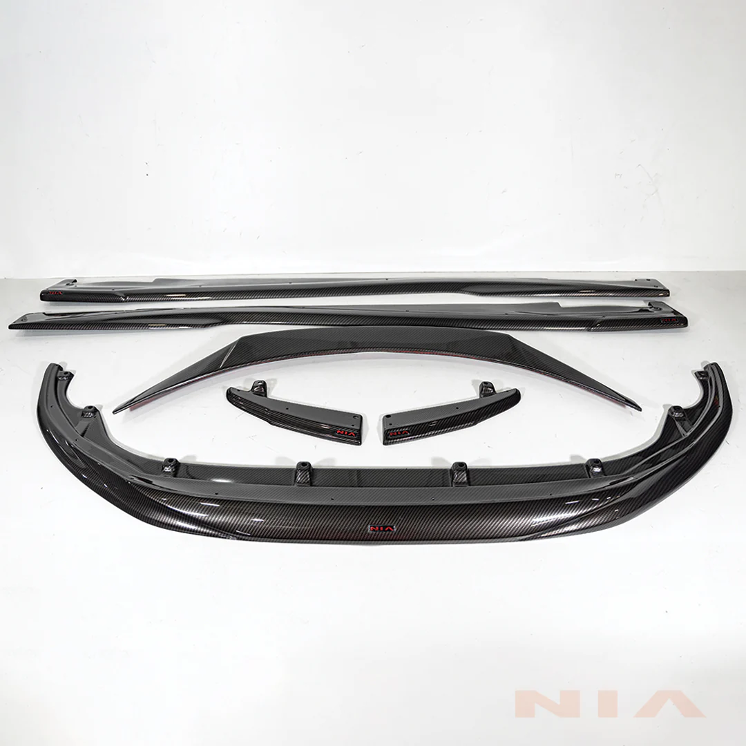 Lexus LC 500 NIA Full Kit 6pcs (Front splitter, side skirts, rear spats, ducktail spoiler)2018-2026 in ABS - Image 12