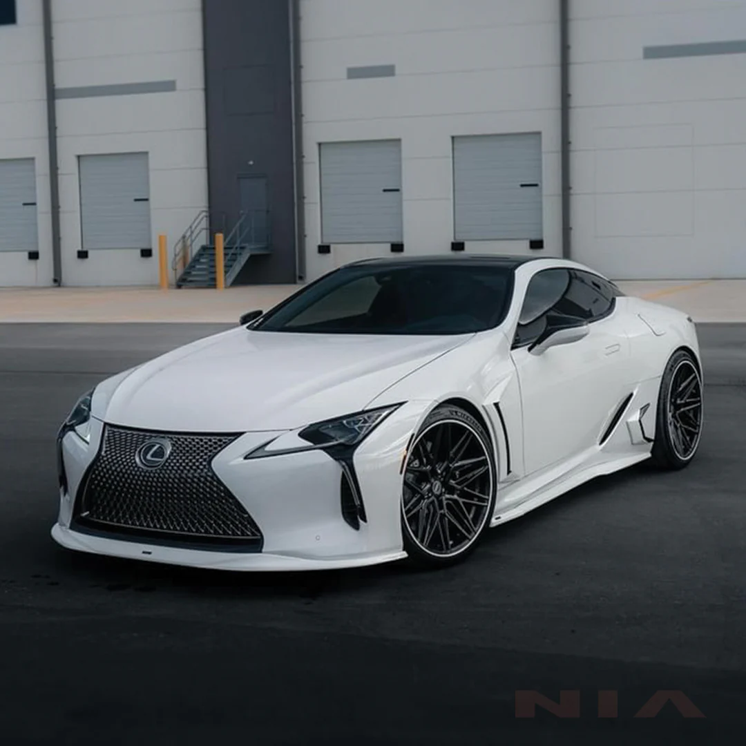 Lexus LC 500 NIA Full Kit 6pcs (Front splitter, side skirts, rear spats, ducktail spoiler)2018-2026 in ABS - Image 14