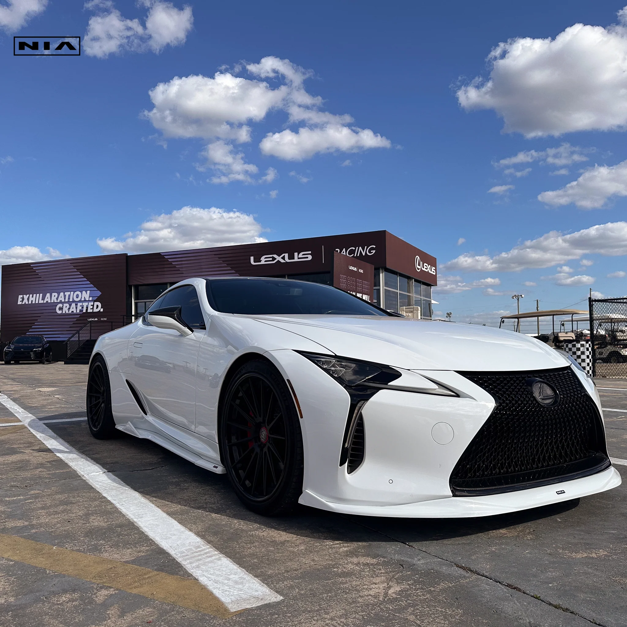 Lexus LC 500 NIA Full Kit 6pcs (Front splitter, side skirts, rear spats, ducktail spoiler)2018-2026 in ABS - Image 5
