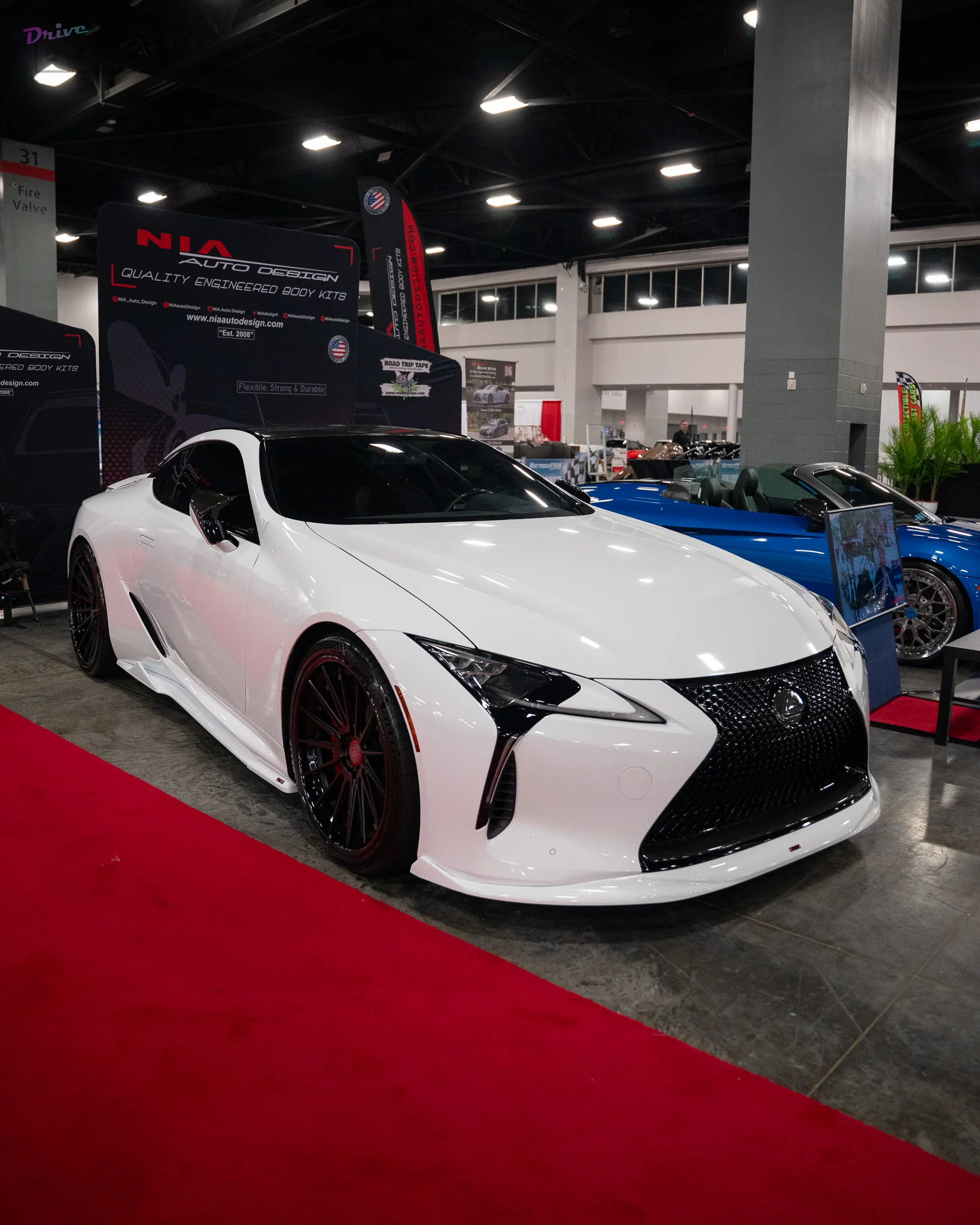 Lexus LC 500 NIA Full Kit 6pcs (Front splitter, side skirts, rear spats, ducktail spoiler)2018-2026 in ABS - Image 7