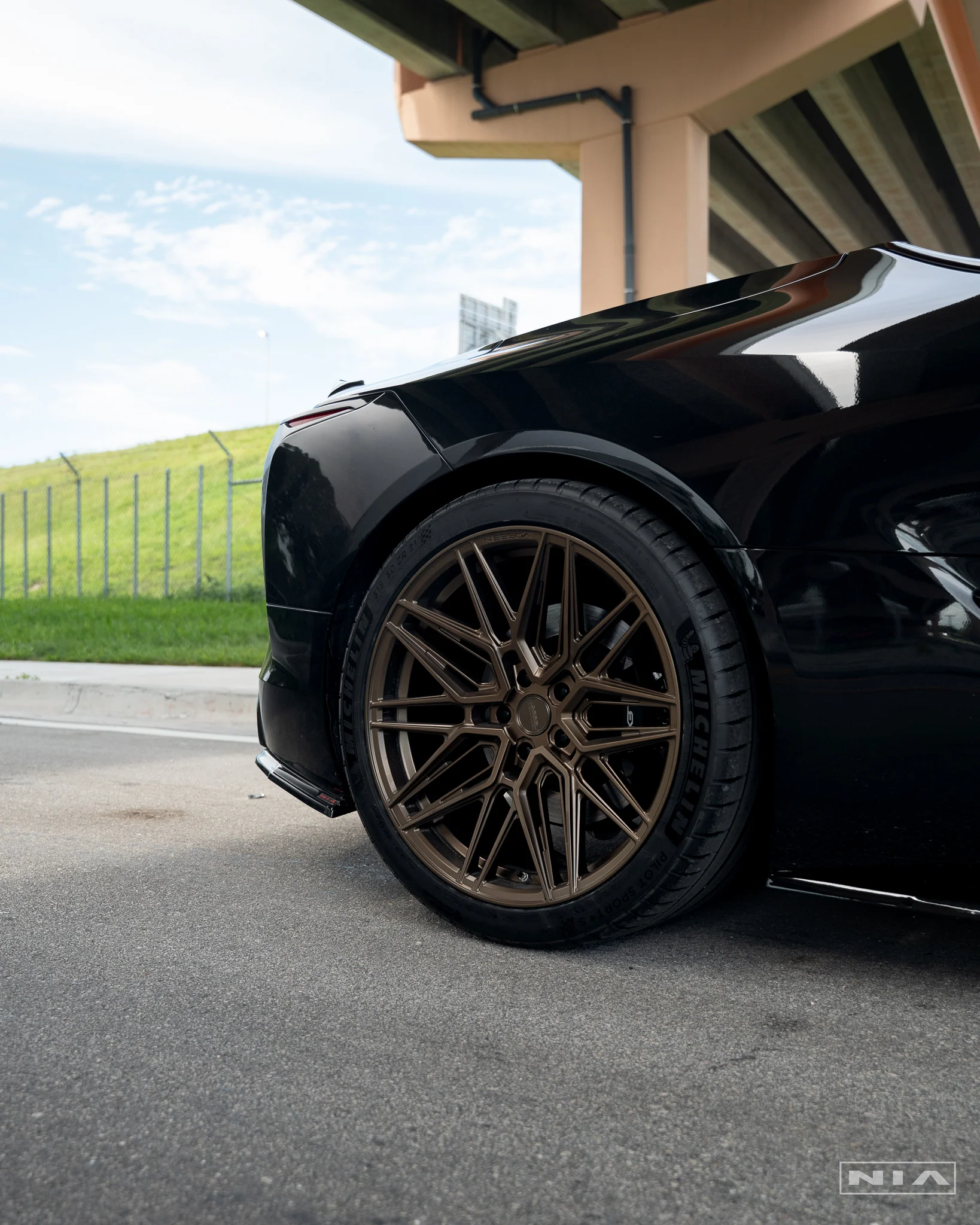 Lexus LC 500 NIA Rear Spats 2018-2026 in ABS or Carbon Fiber - Image 16