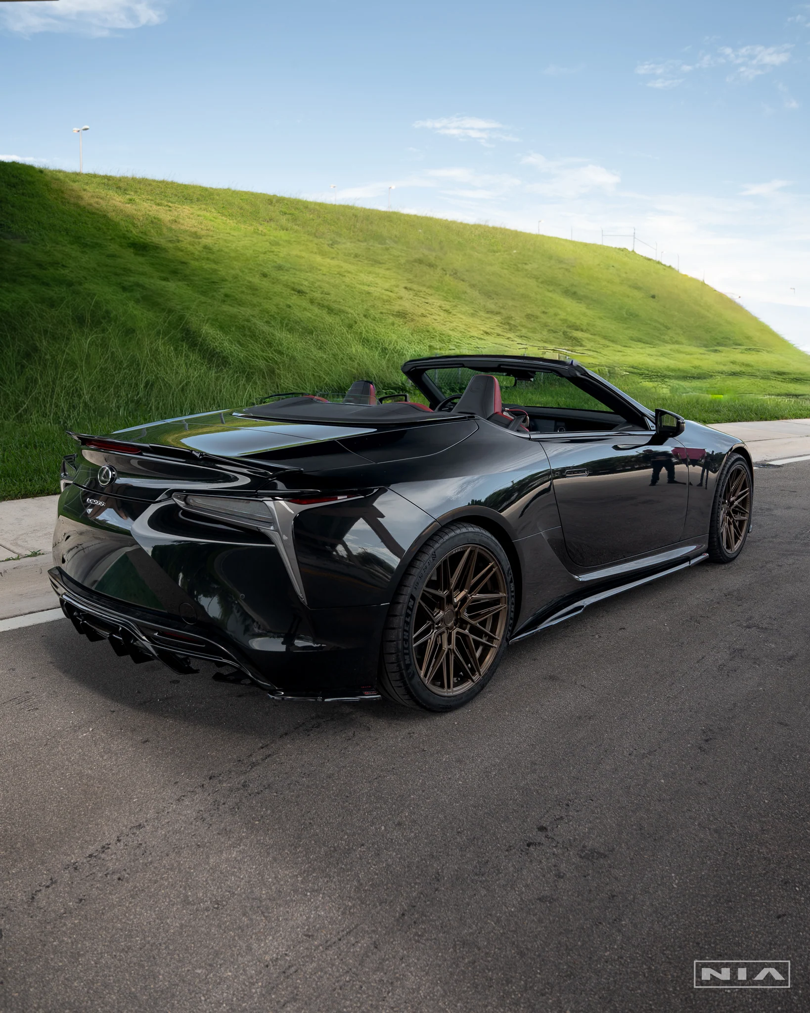 Lexus LC 500 NIA Rear Spats 2018-2026 in ABS or Carbon Fiber - Image 18