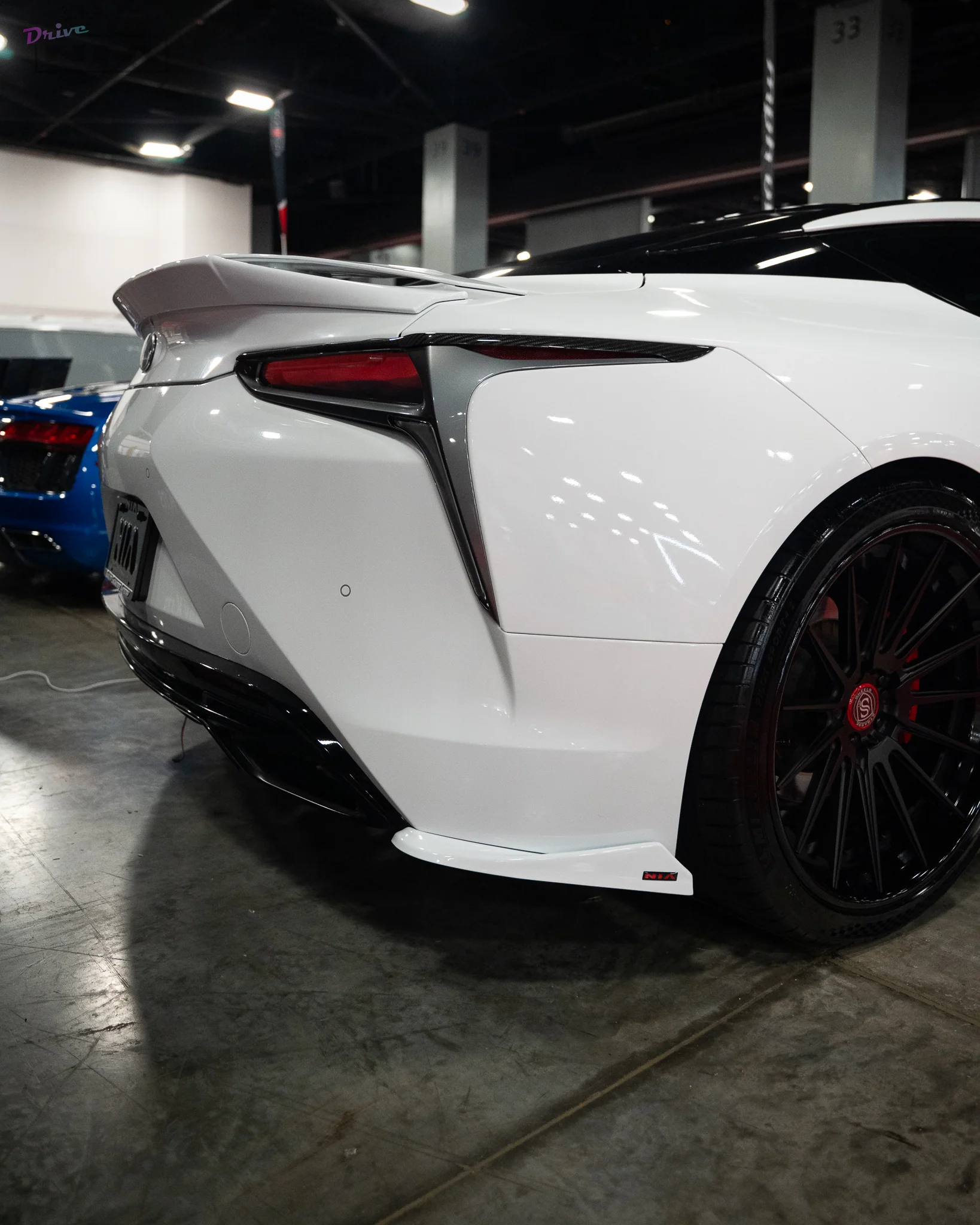 Lexus LC 500 NIA Rear Spats 2018-2026 in ABS or Carbon Fiber - Image 7