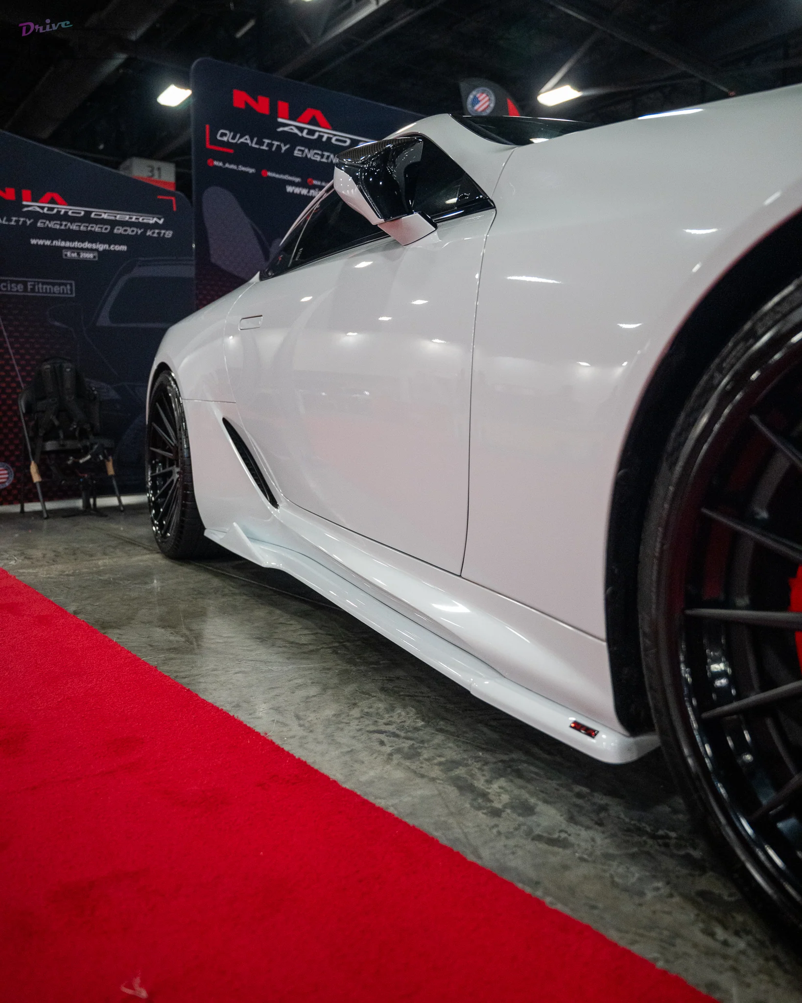 Lexus LC 500 NIA Side Skirt 2018-2026 in ABS or Carbon Fiber - Image 8